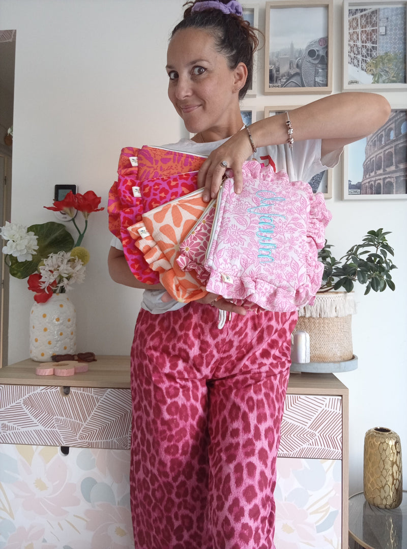 Mini Pochette à Broder