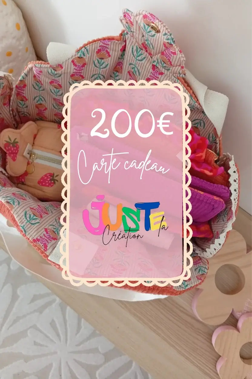 Ma carte cadeau | Juste la Création