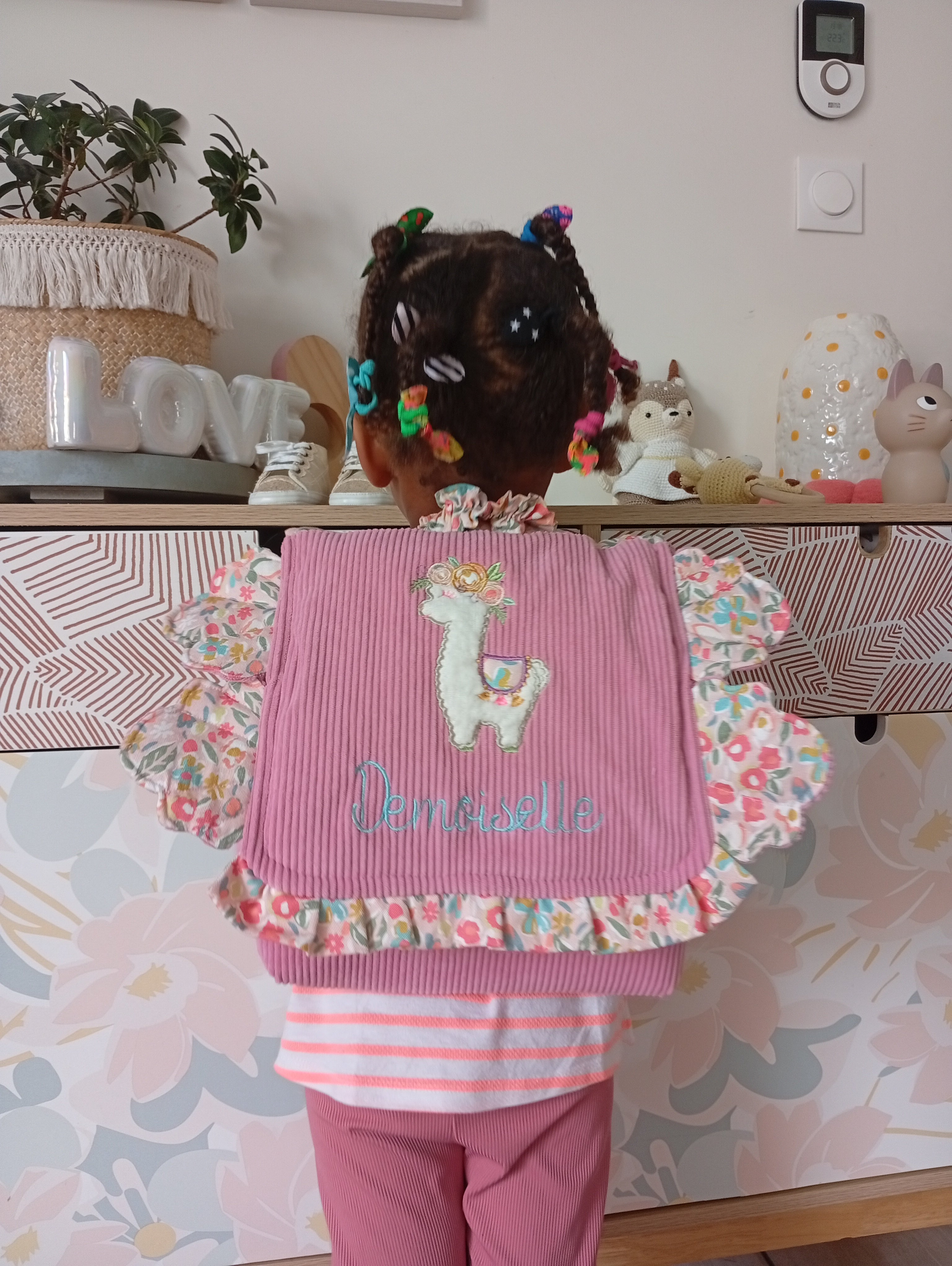 Le 1er sac de demoiselle Lama | Rose - Janet Rose