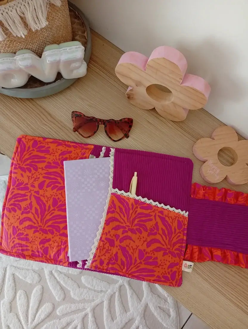 Organise ta journée | Personnalisable Cyclamen | Orange Violet
