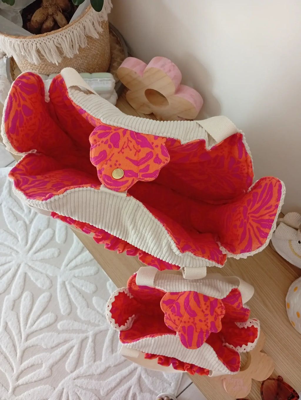 Matchy de Cabas Beige | Orange Violet