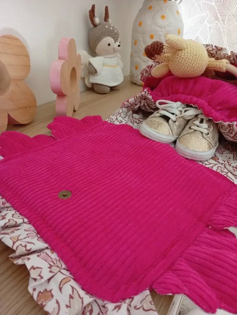 Le 1er sac de demoiselle Lama | Fuchsia - Pastel