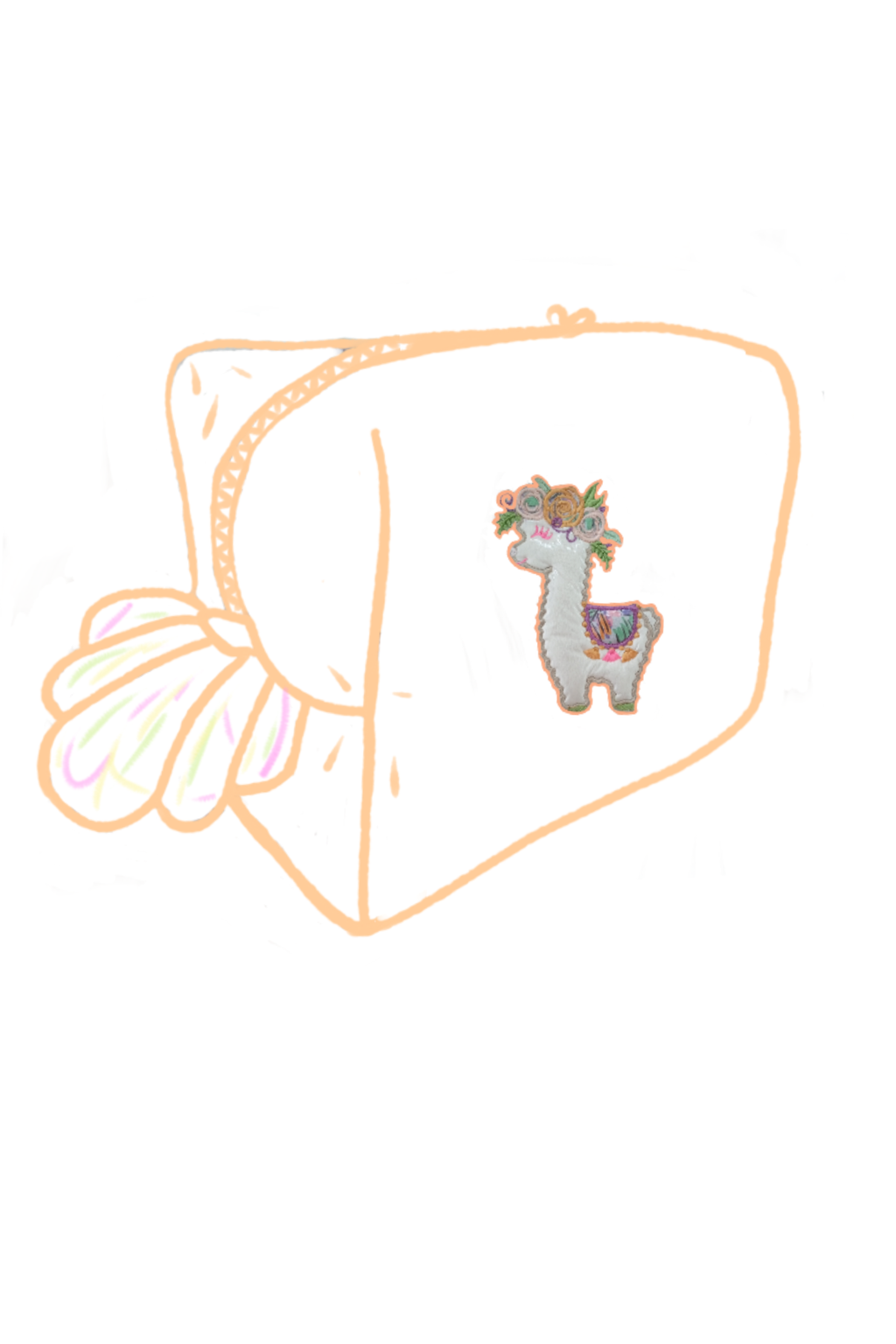 Trousse Coquillage | Lama Personnalisable