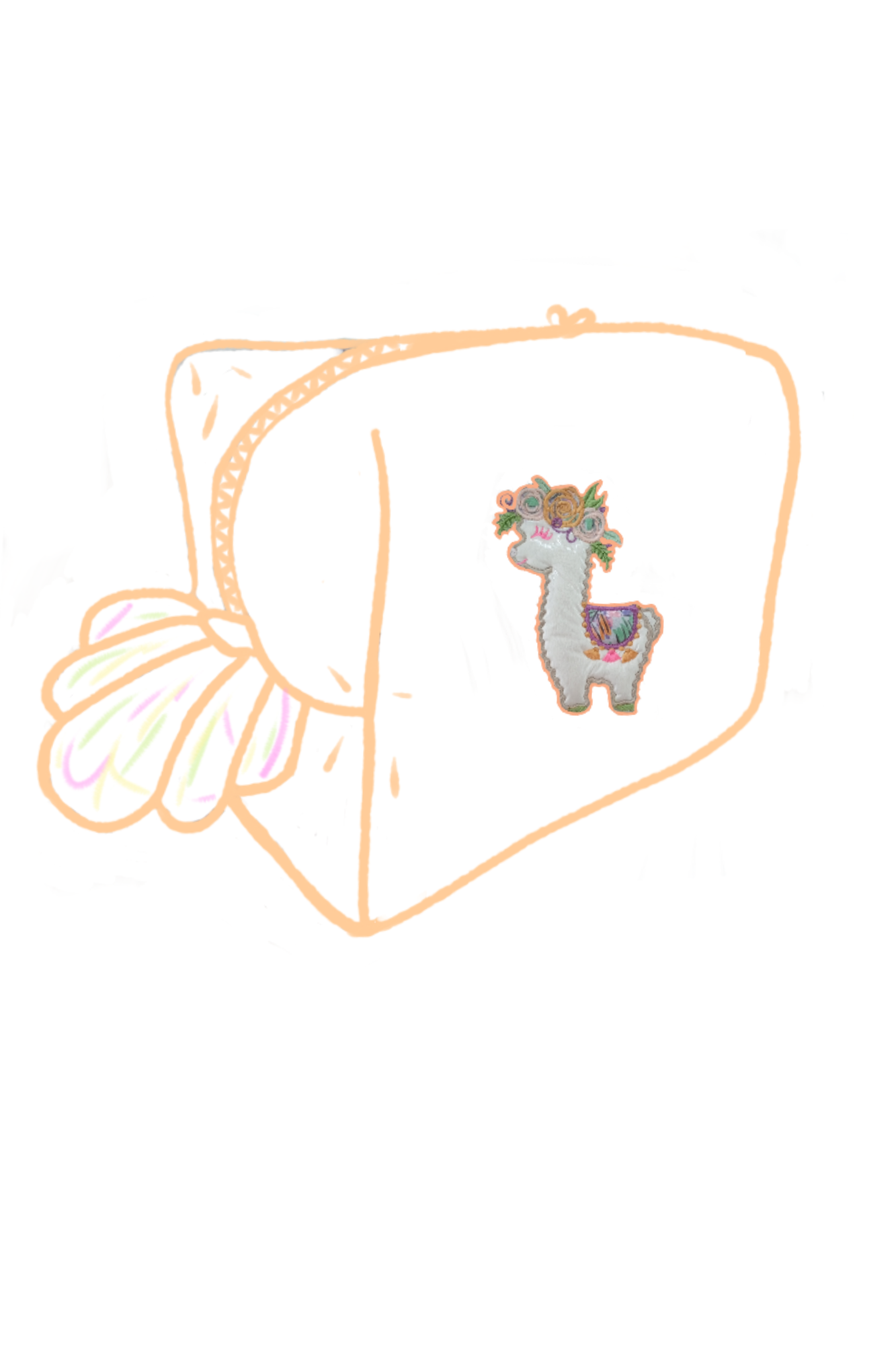 Trousse Coquillage | Lama Personnalisable