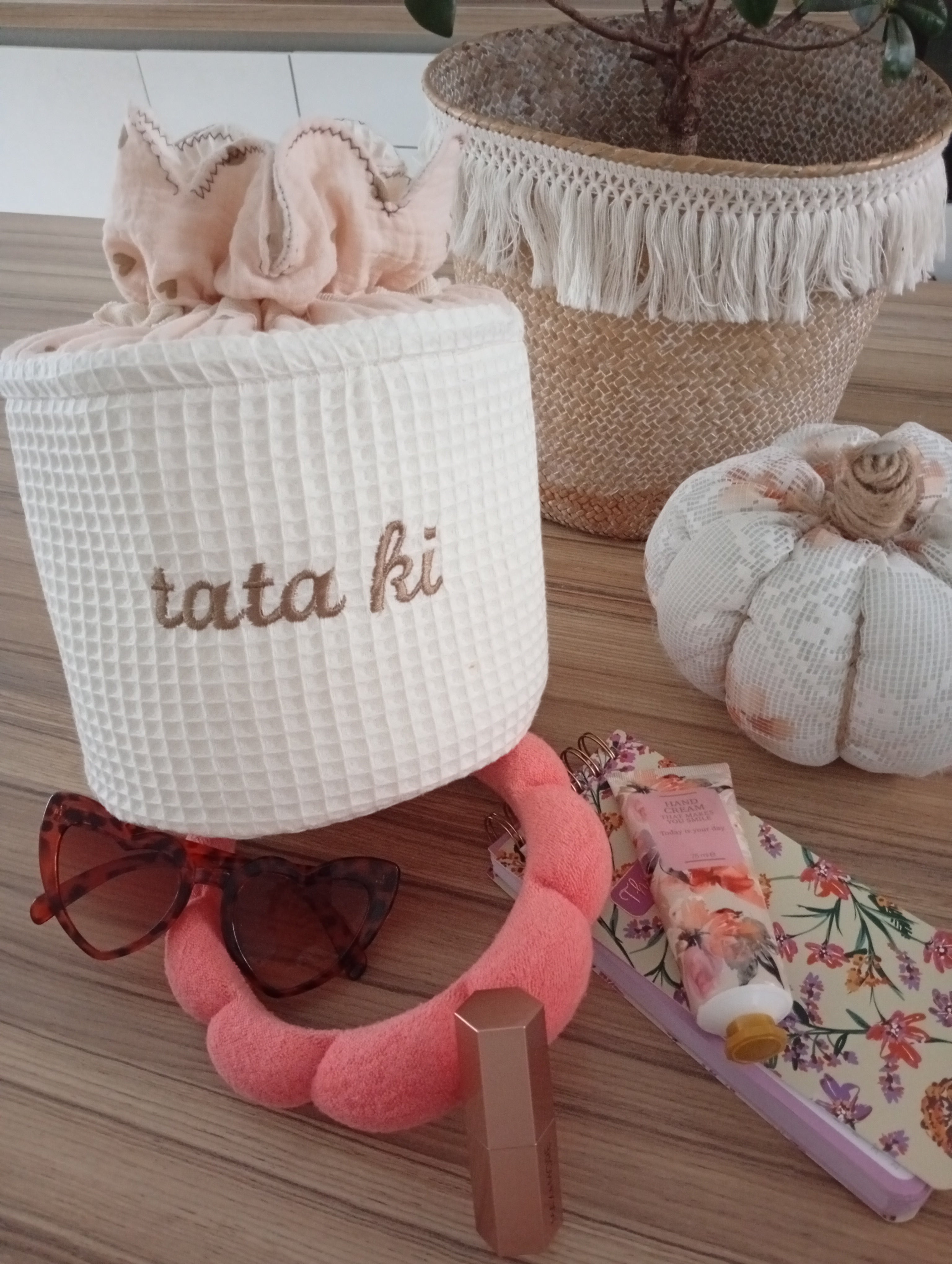 Pochon Personnalisable en Crème