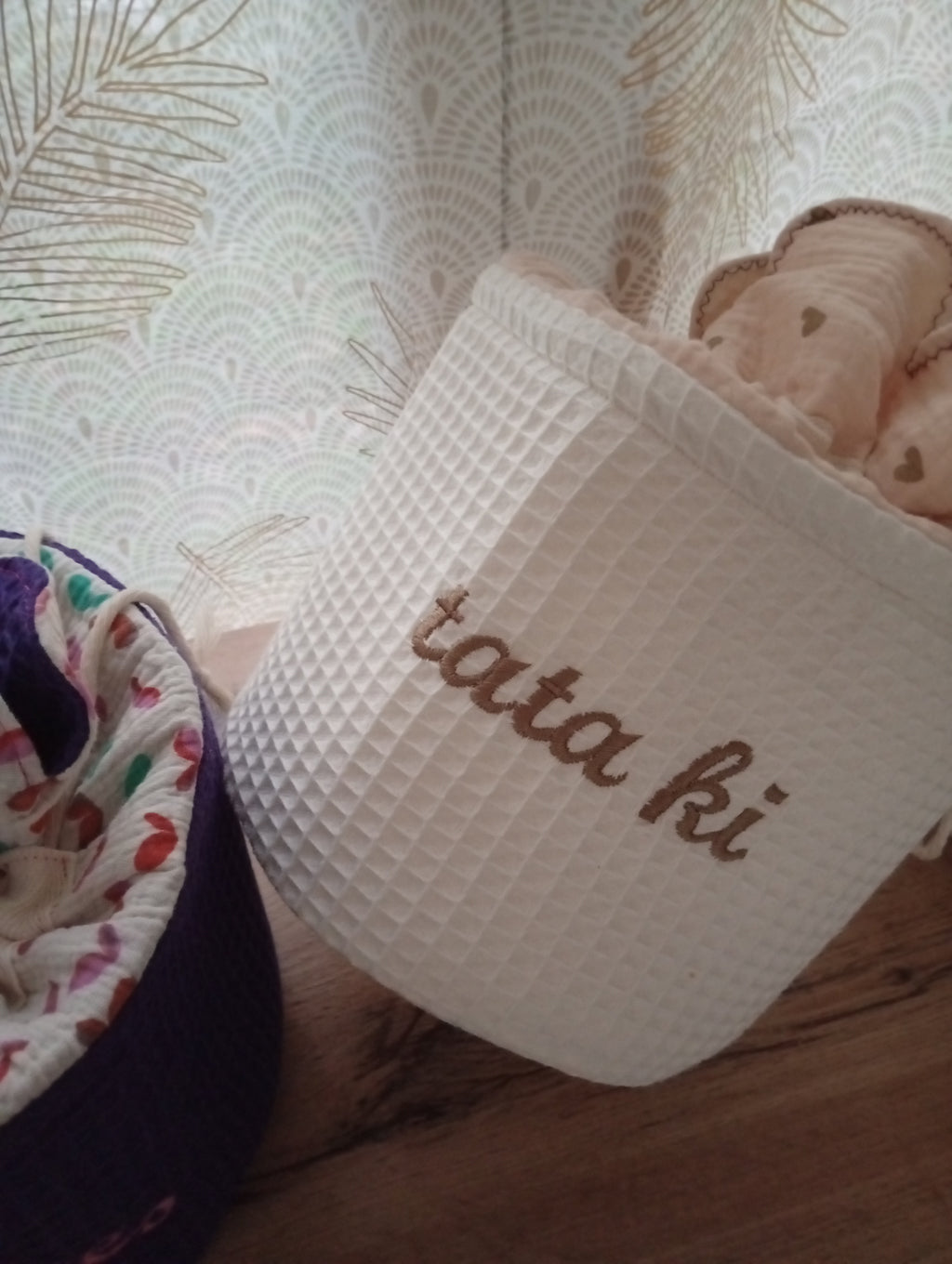 Pochon Personnalisable en Crème