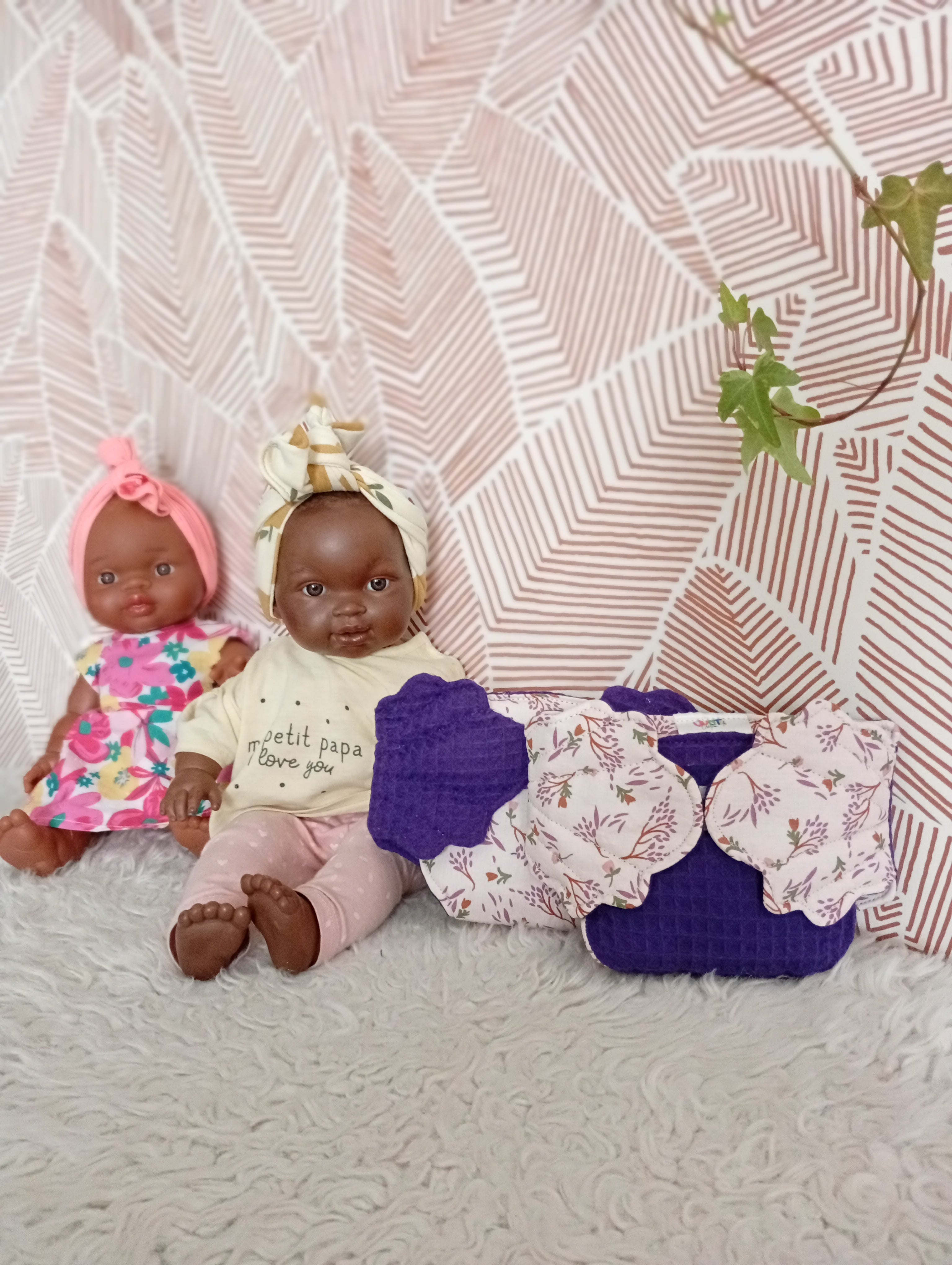 Couches Coquillage Fleurie