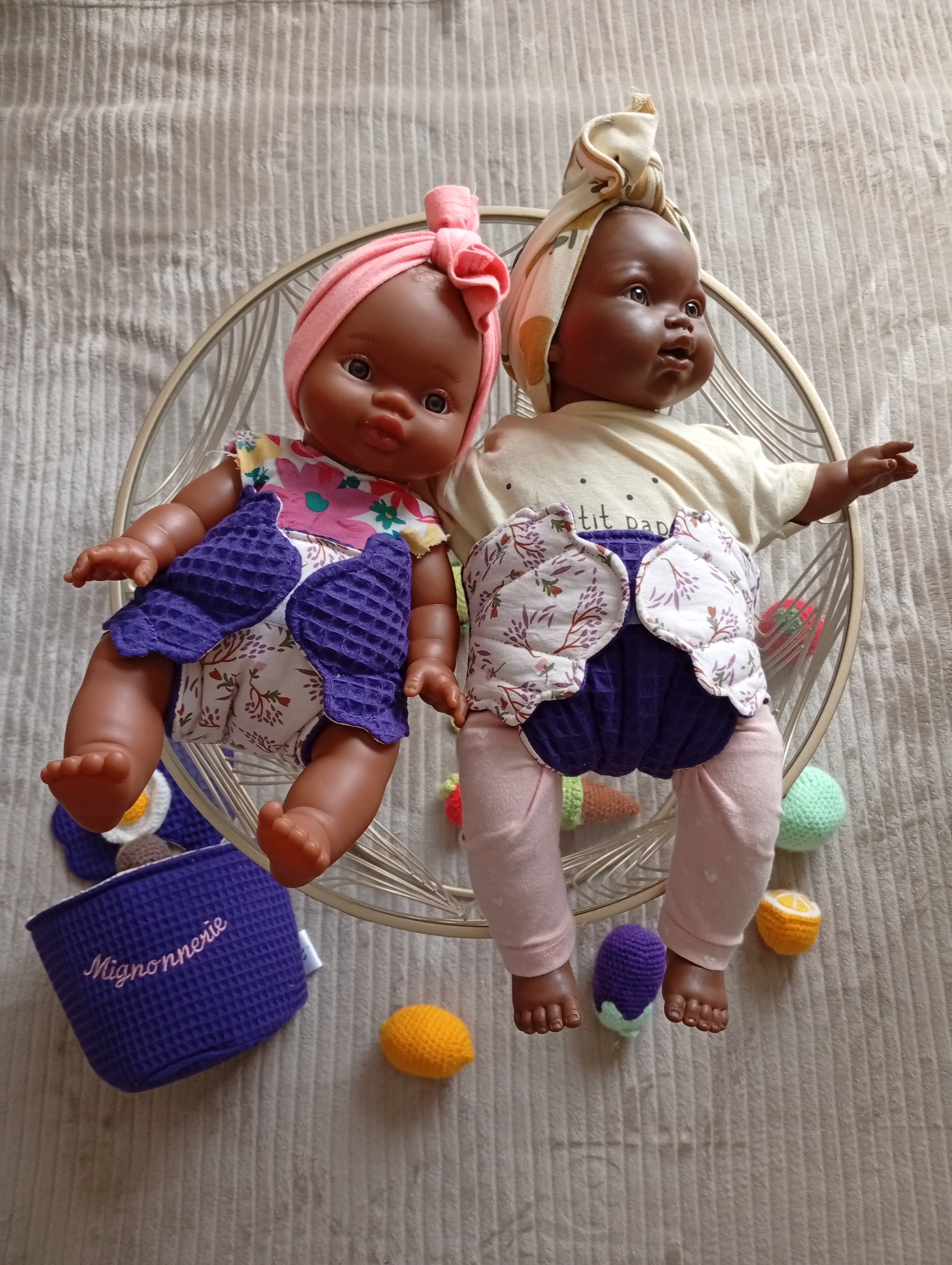 Couches Coquillage Fleurie