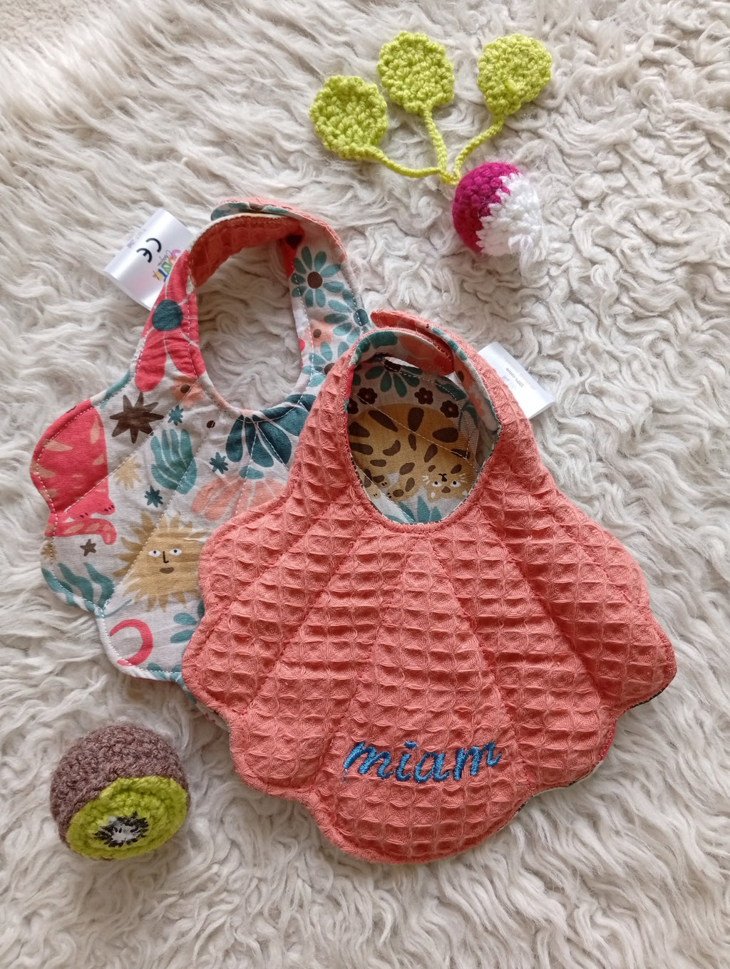 Bavoirs Coquillage Tigre