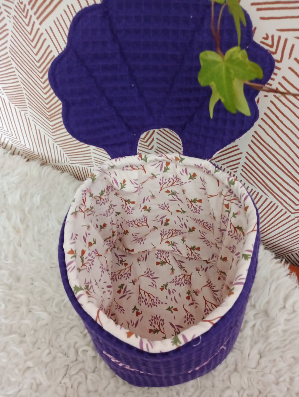 Panier Coquillage Fleurie