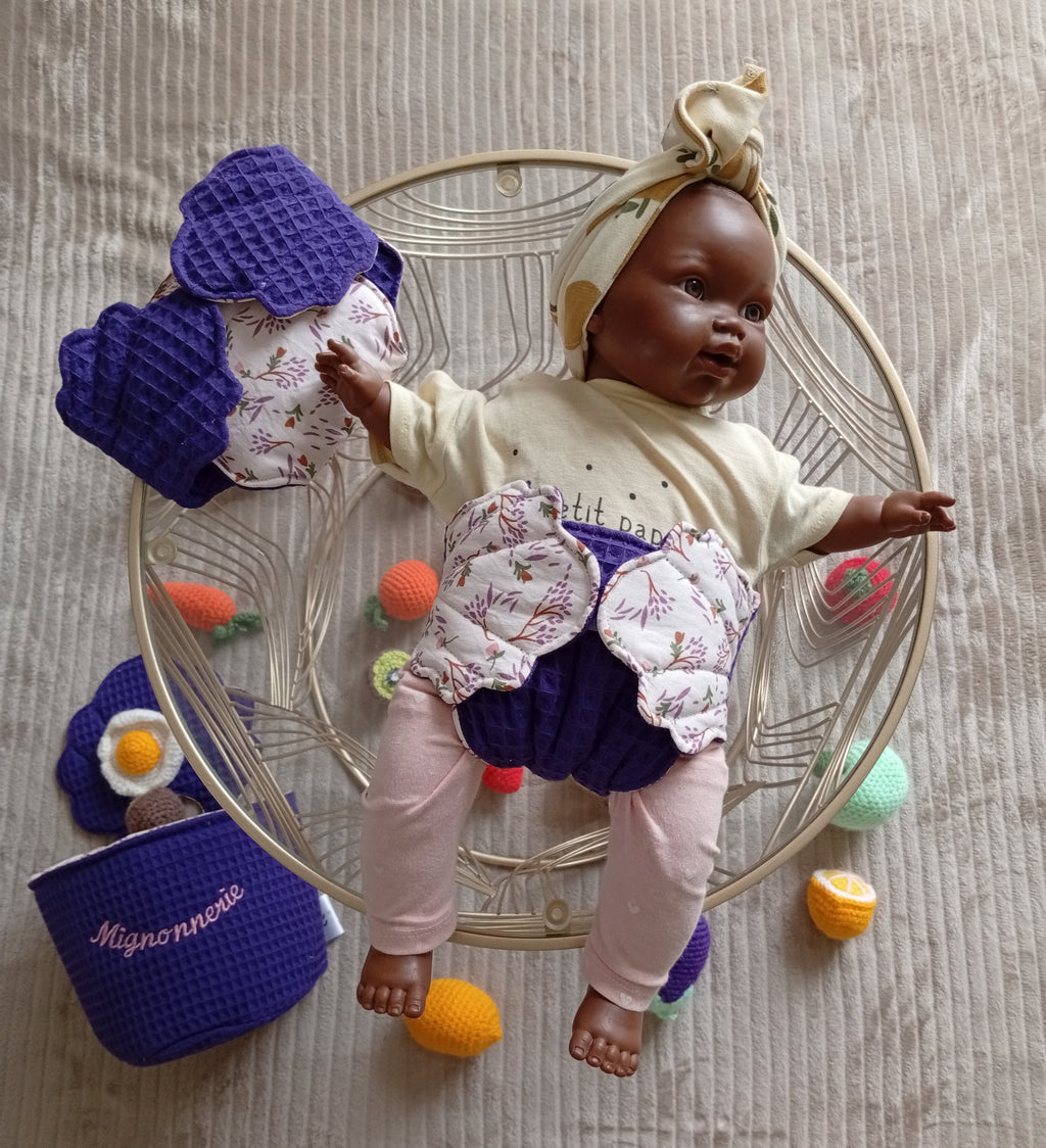 Couches Coquillage Fleurie