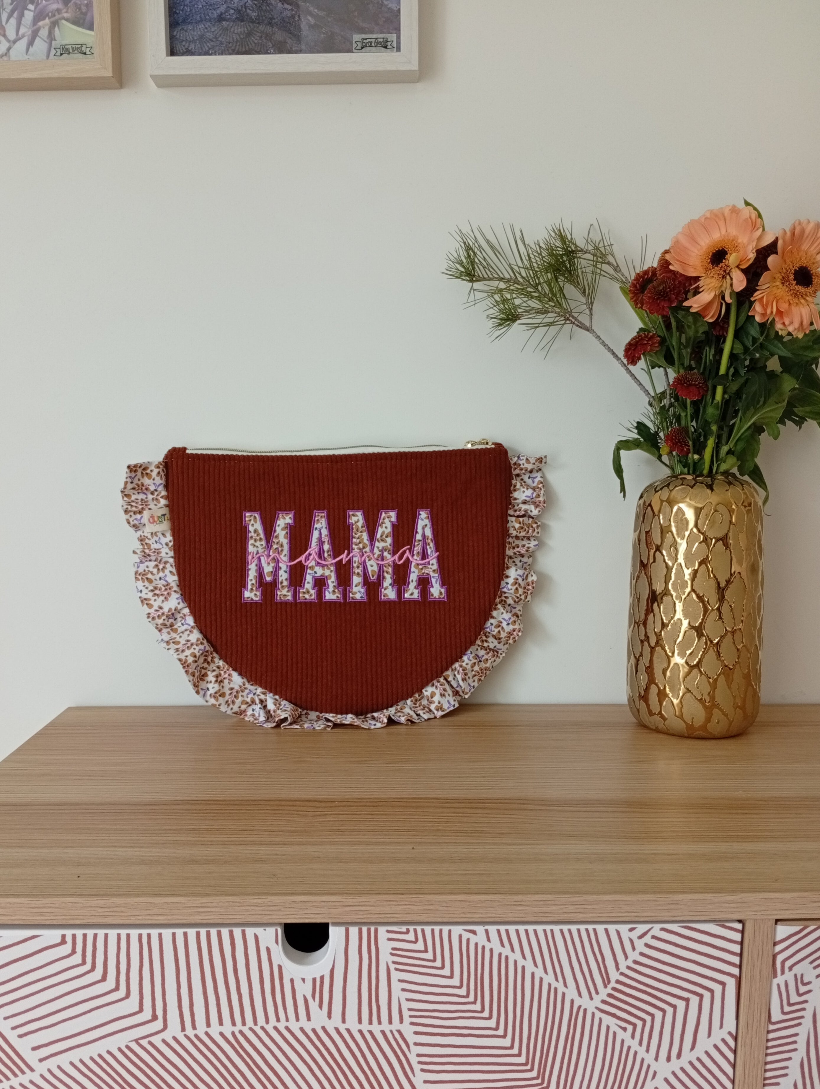 Mama Pochette en Marron
