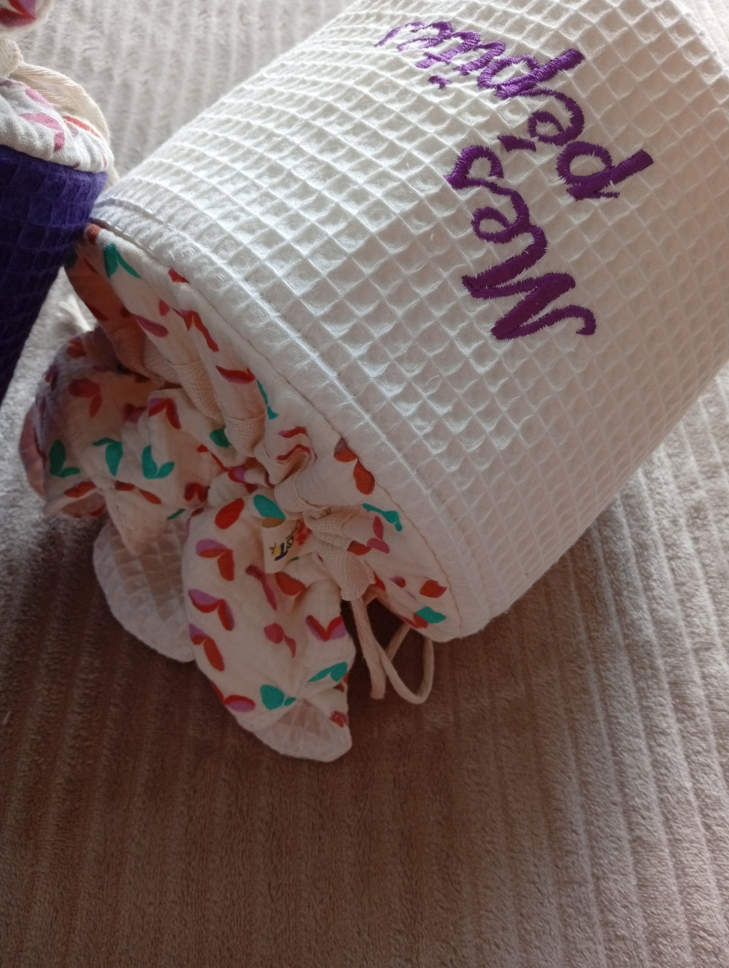 Pochon " Mes Pépites " en Crème