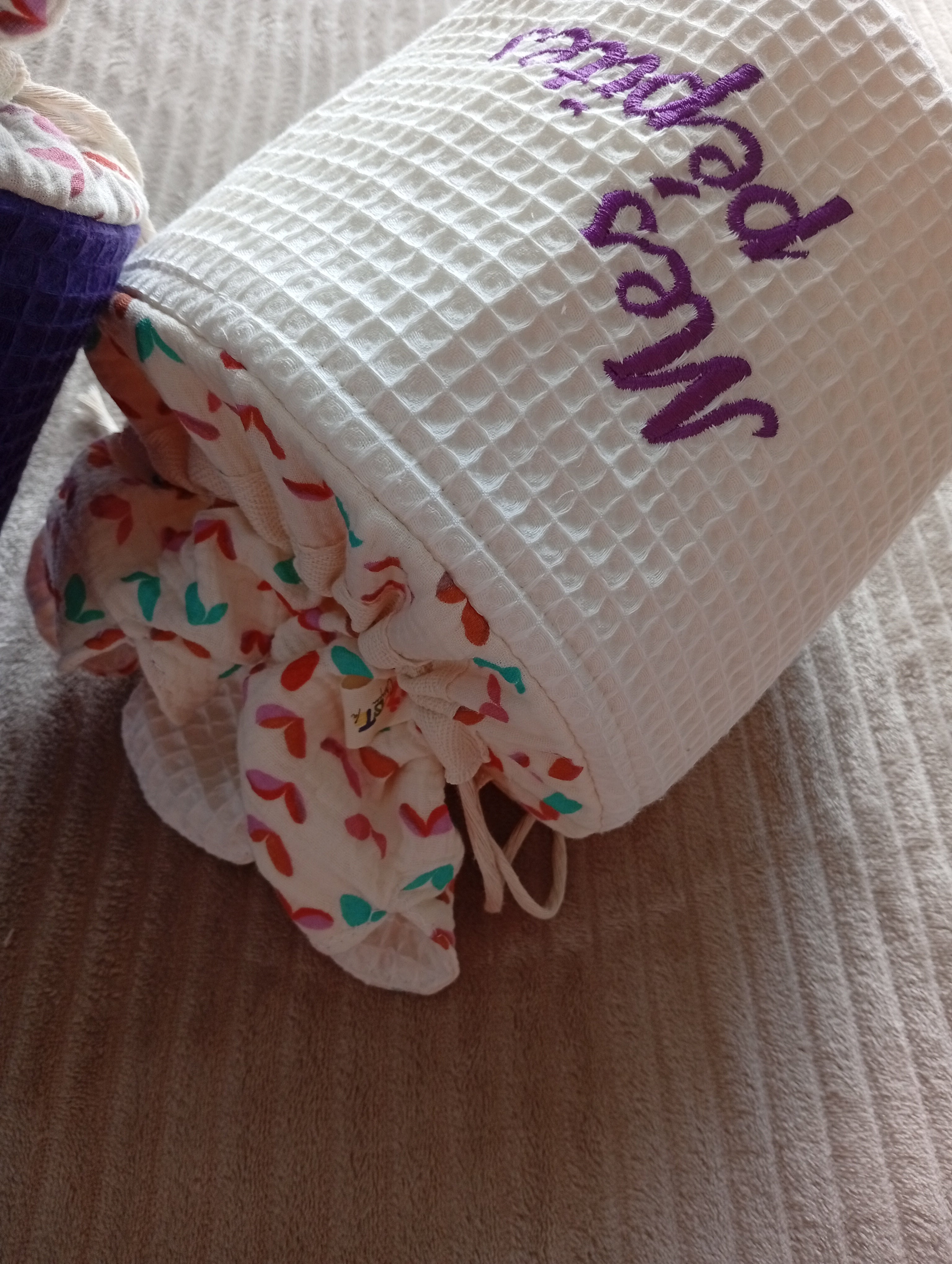 Pochon " Mes Pépites " en Crème