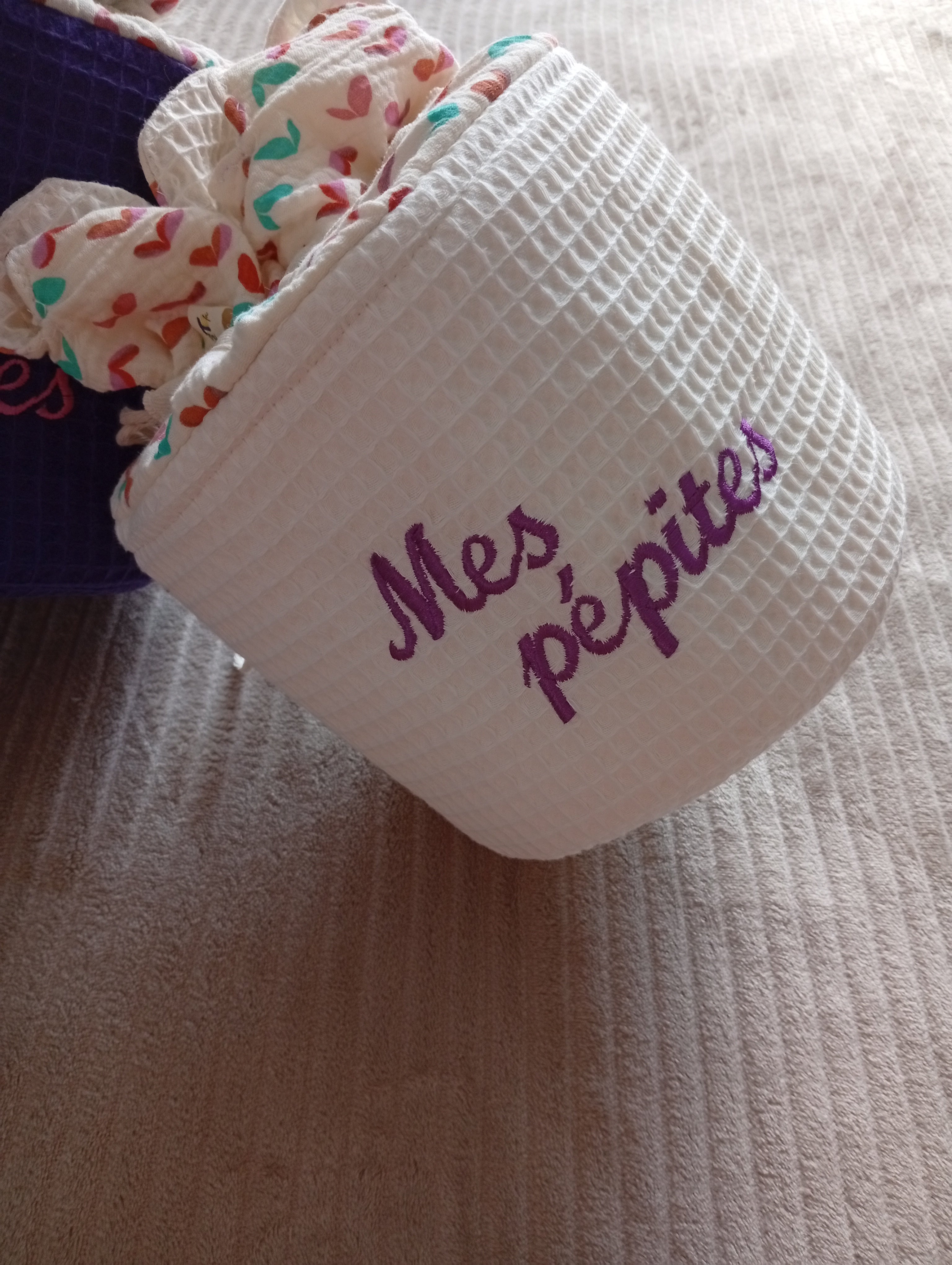 Pochon " Mes Pépites " en Crème