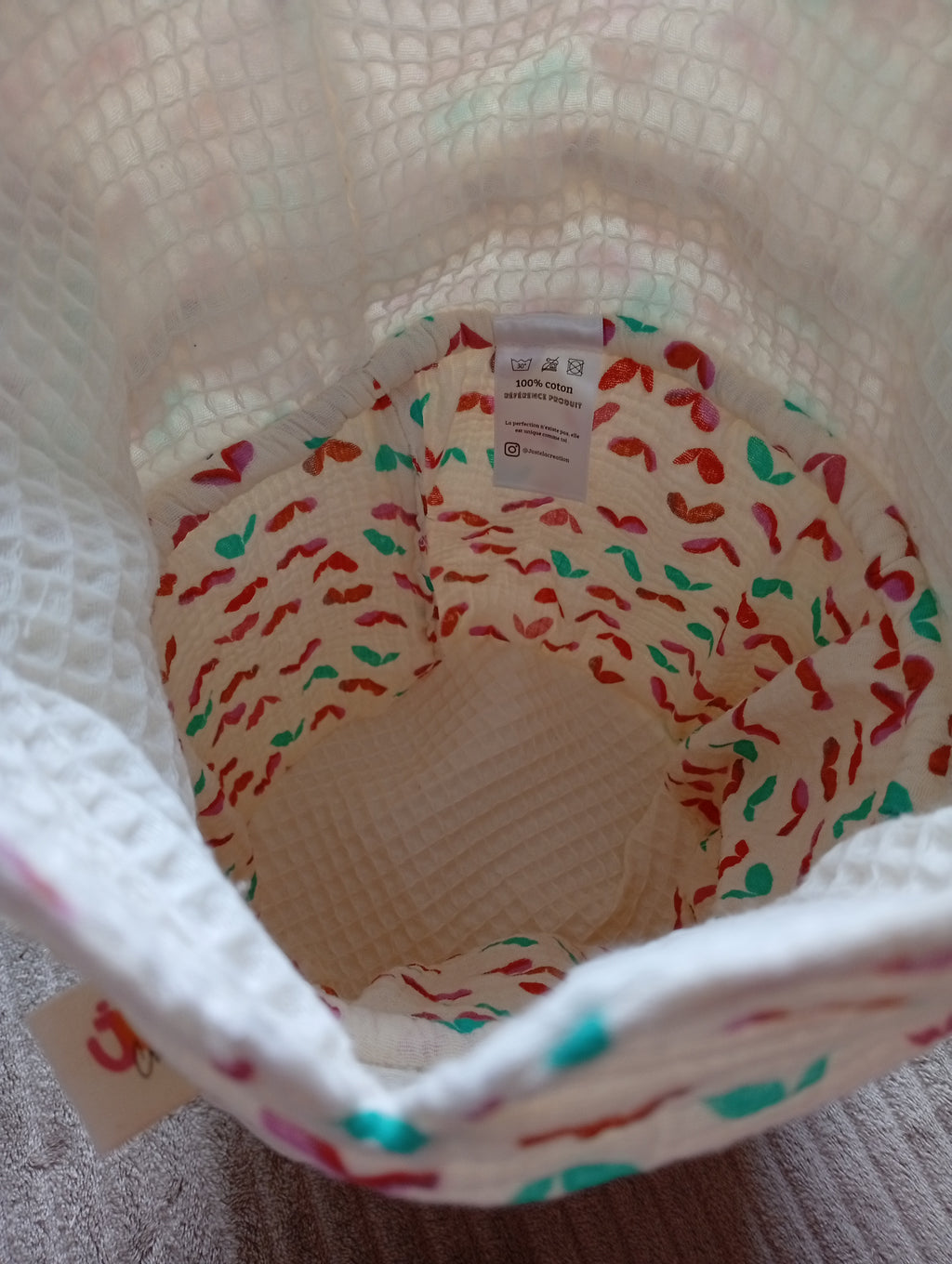 Pochon " Mes Pépites " en Crème