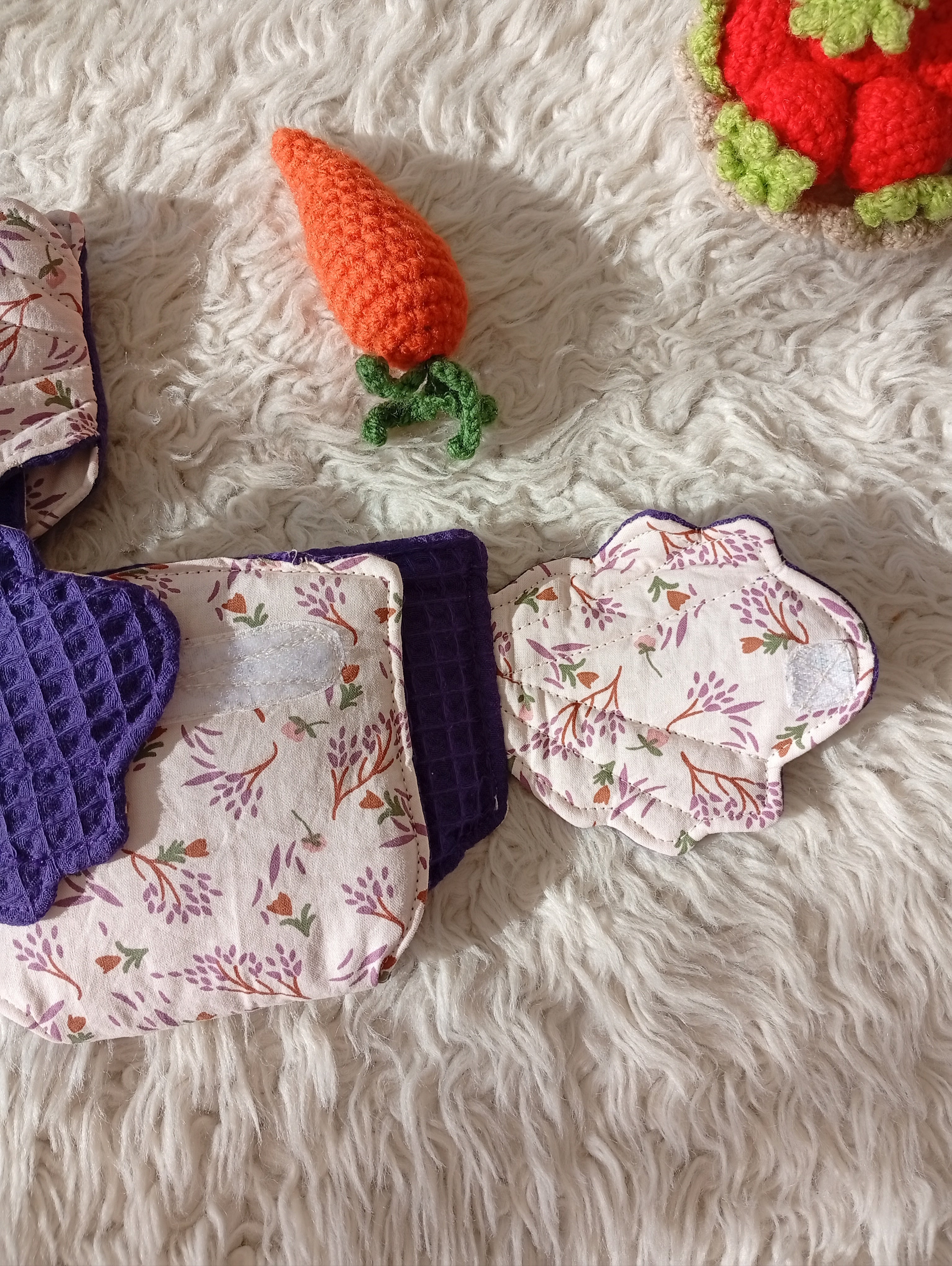 Couches Coquillage Fleurie