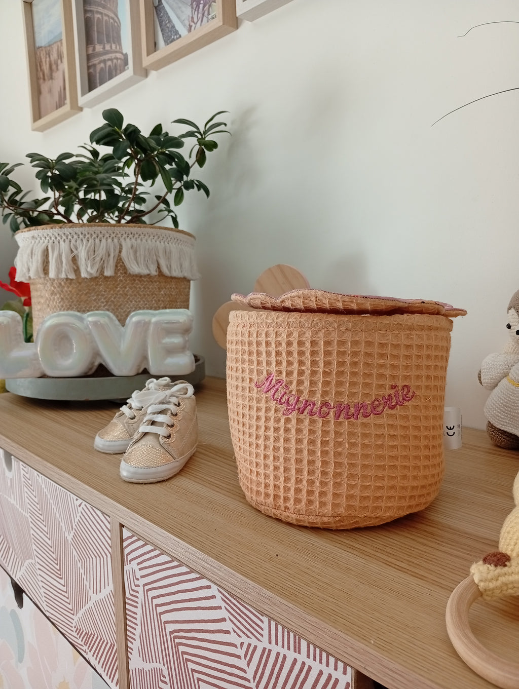 Panier Coquillage | Léopard