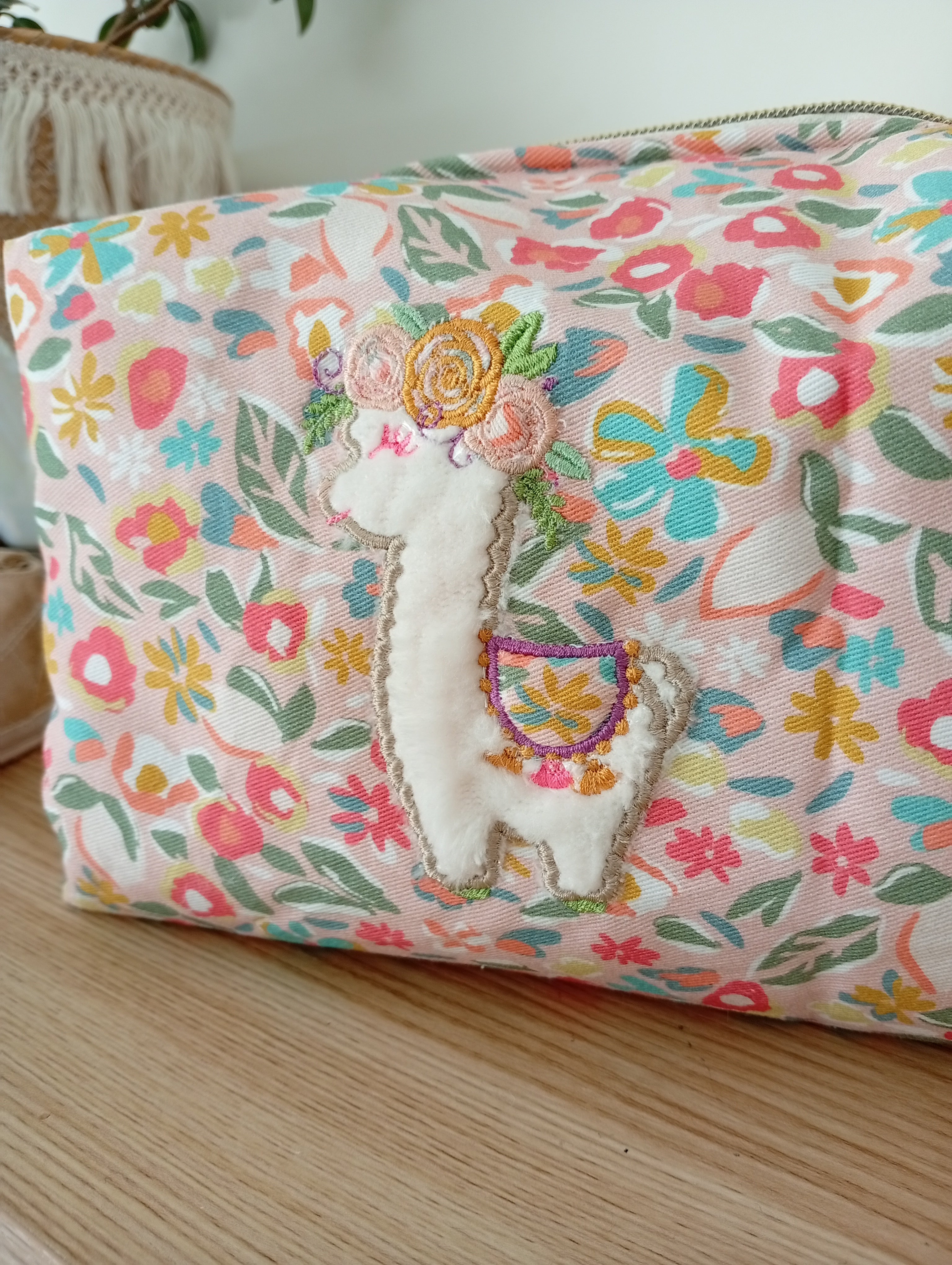 Trousse Coquillage Lama | Janet Rose