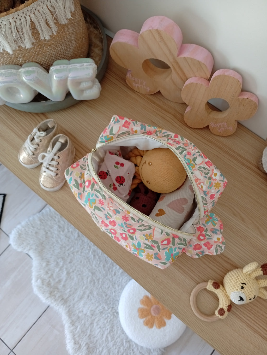 Trousse Coquillage Lama | Janet Rose