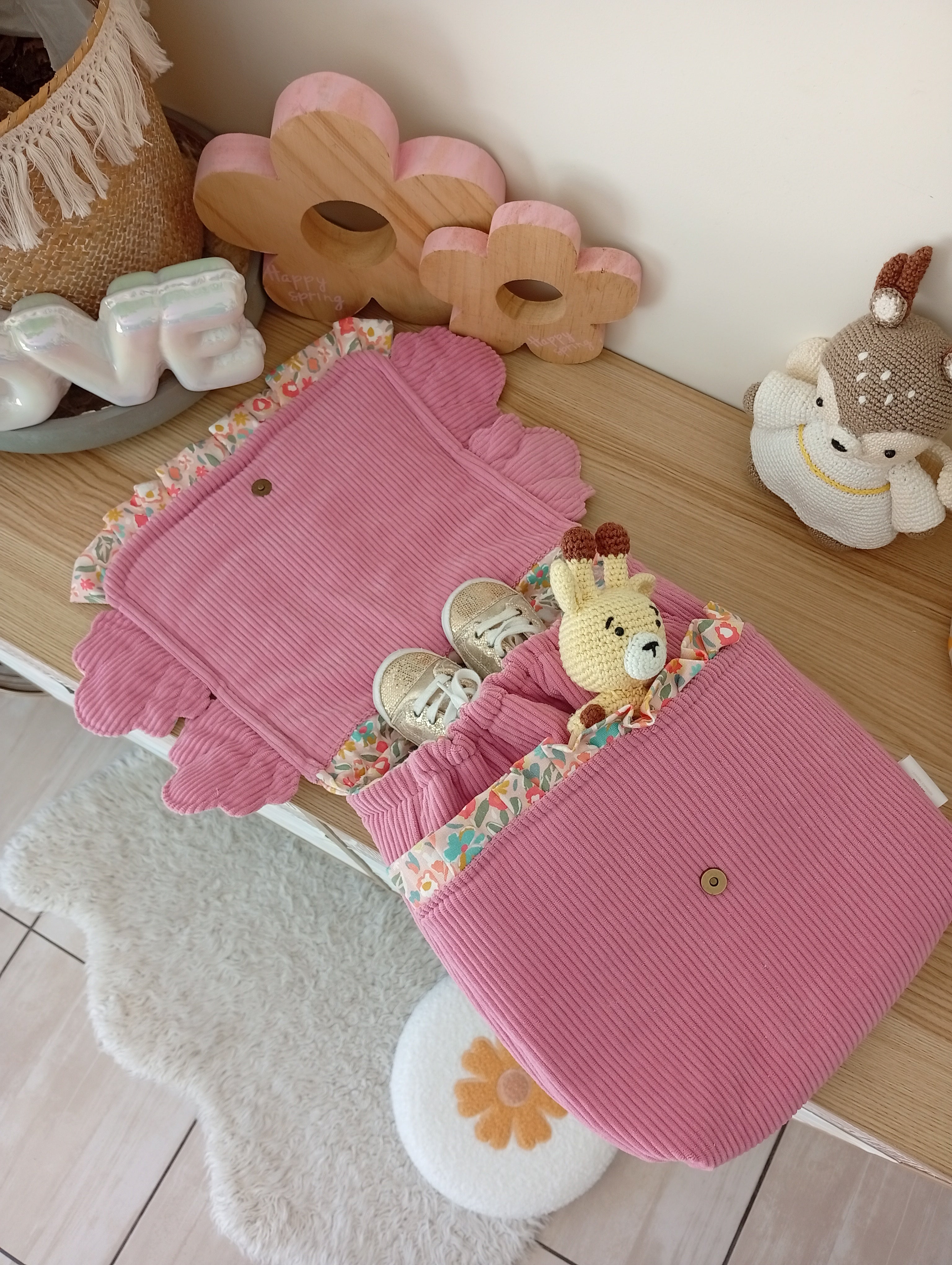 Le 1er sac de demoiselle Lama | Rose - Janet Rose