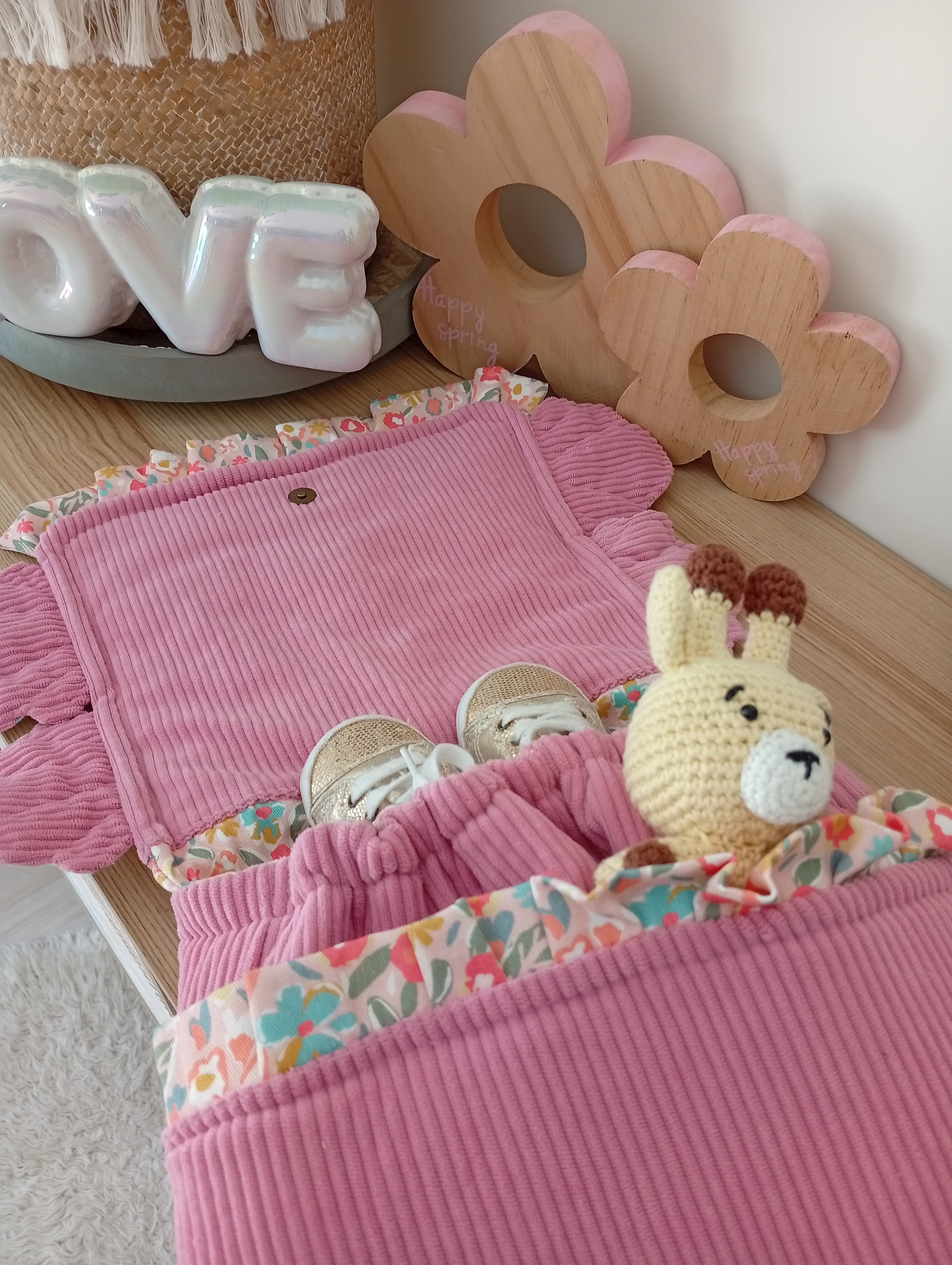Le 1er sac de demoiselle Lama | Rose - Janet Rose