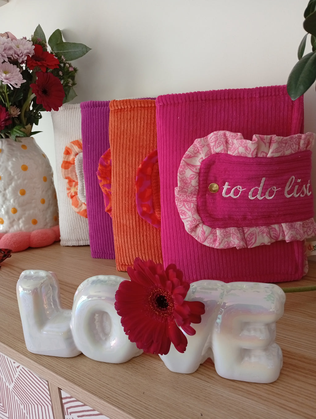 Organise ta journée en Broderie Fixe Orange