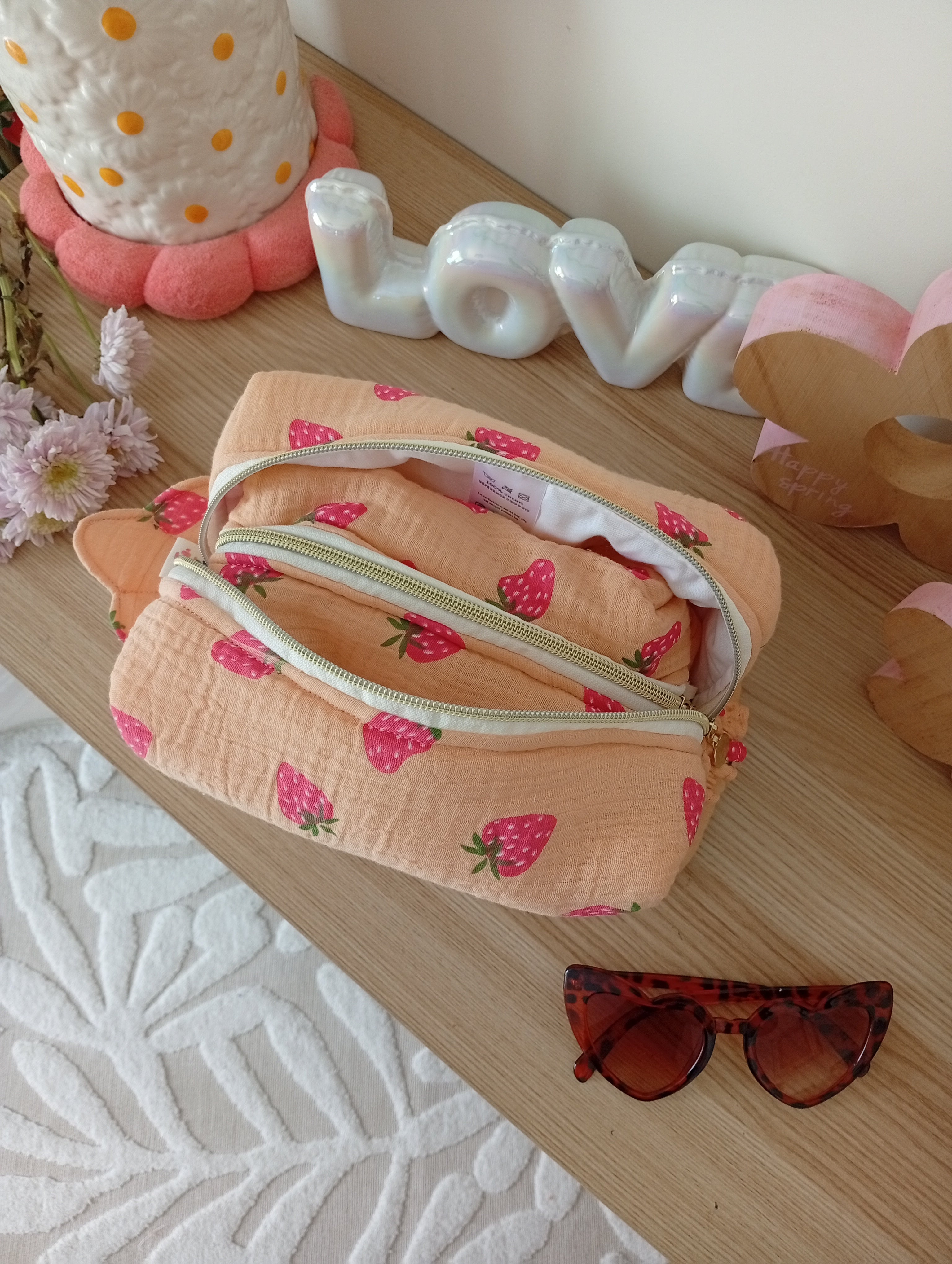 Trousses Coquillage Fraise