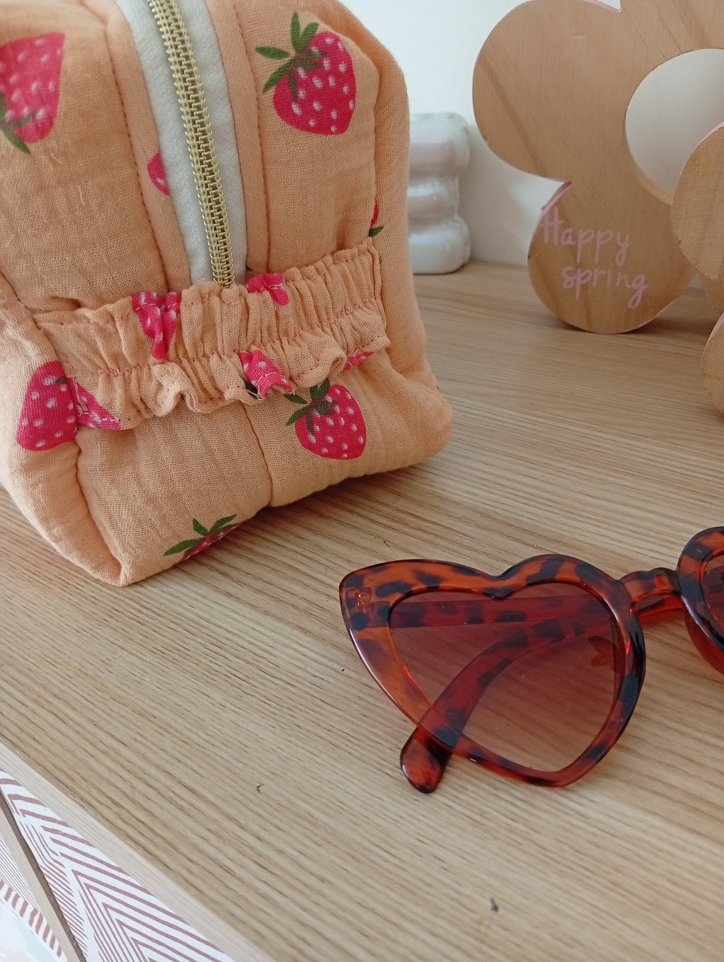 Trousses Coquillage Fraise