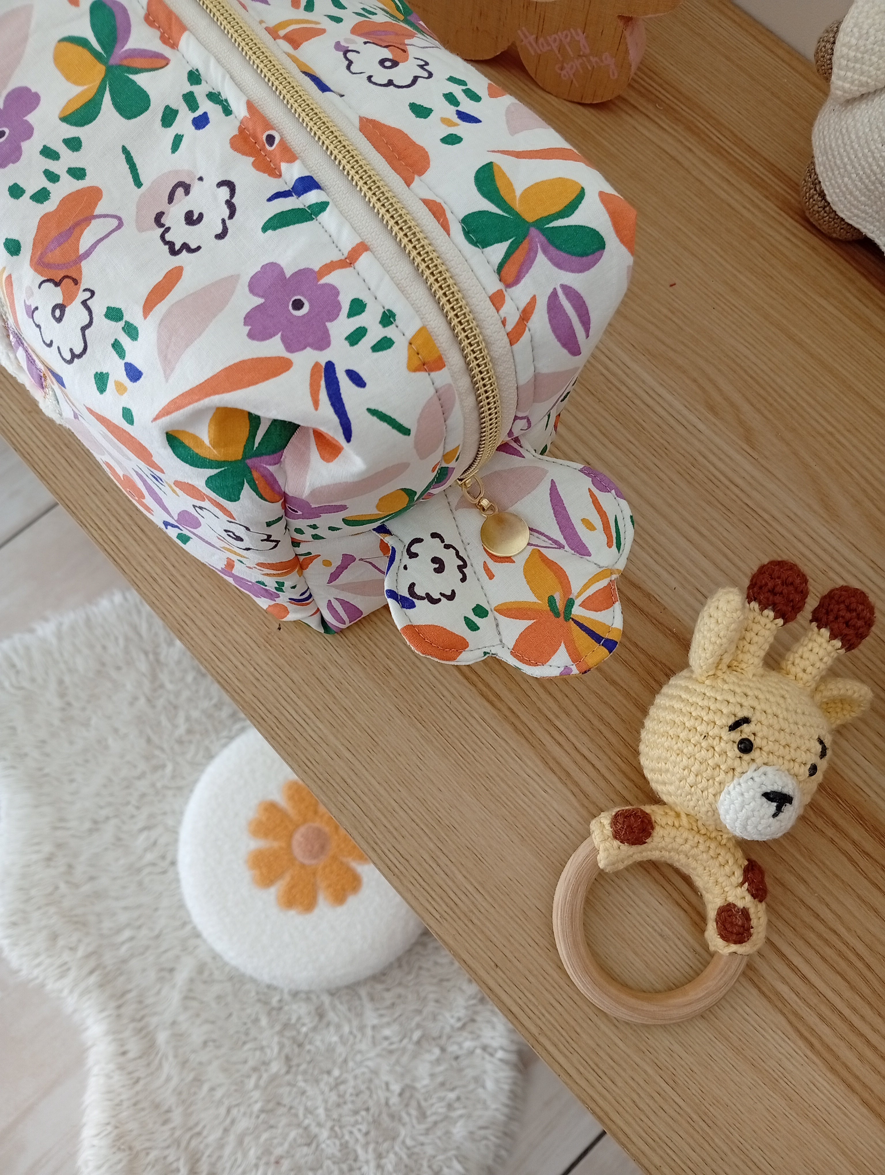 Trousse Coquillage Lama | Violette