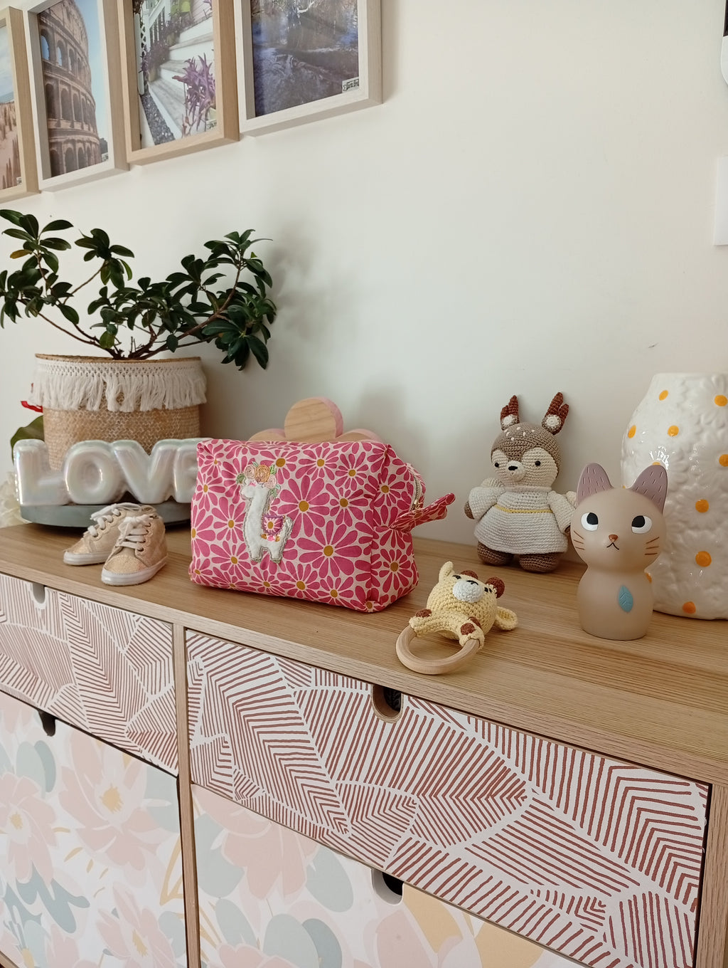 Trousse Coquillage Lama | Marguerite