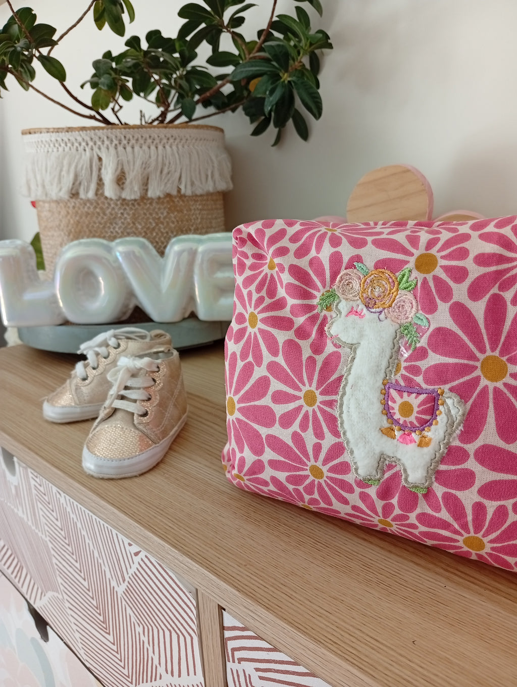 Trousse Coquillage Lama | Marguerite