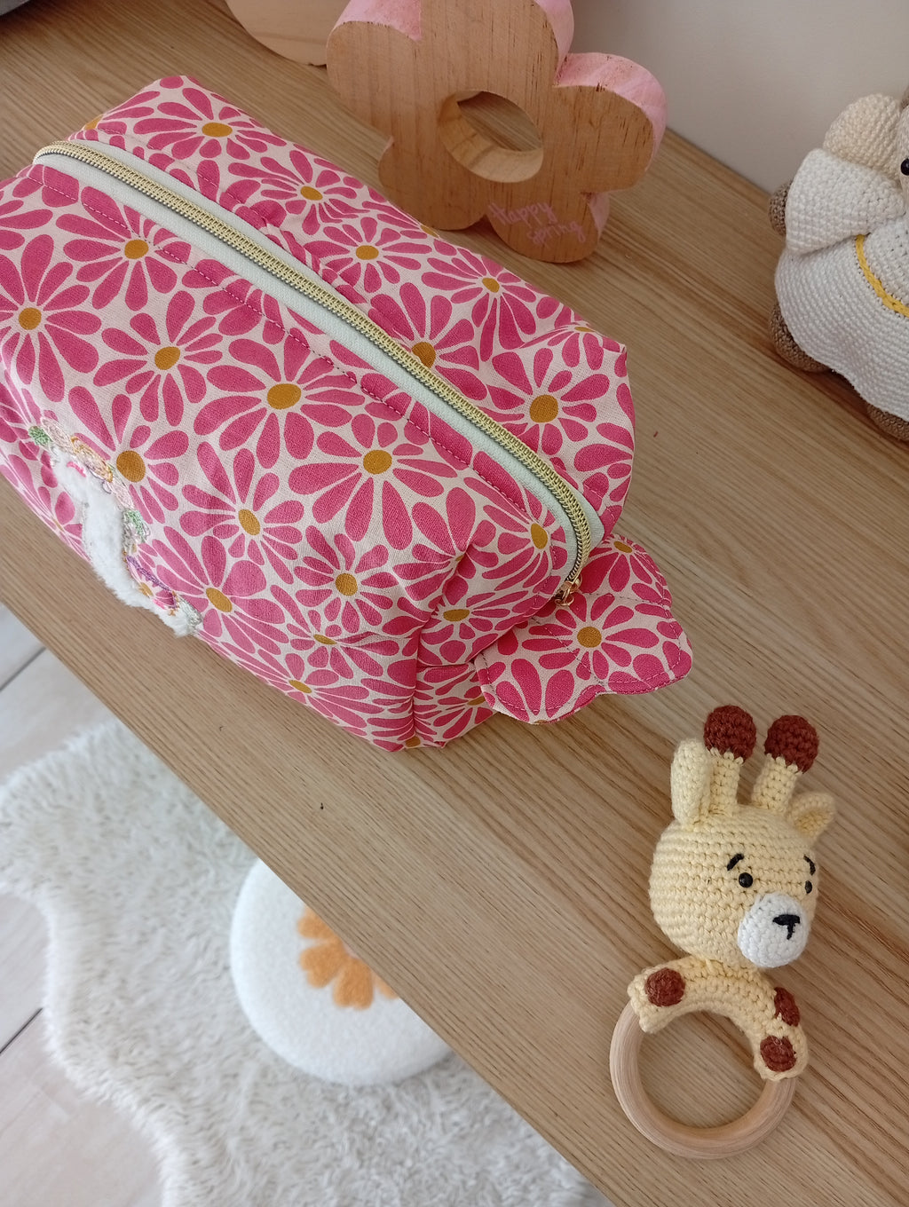 Trousse Coquillage Lama | Marguerite
