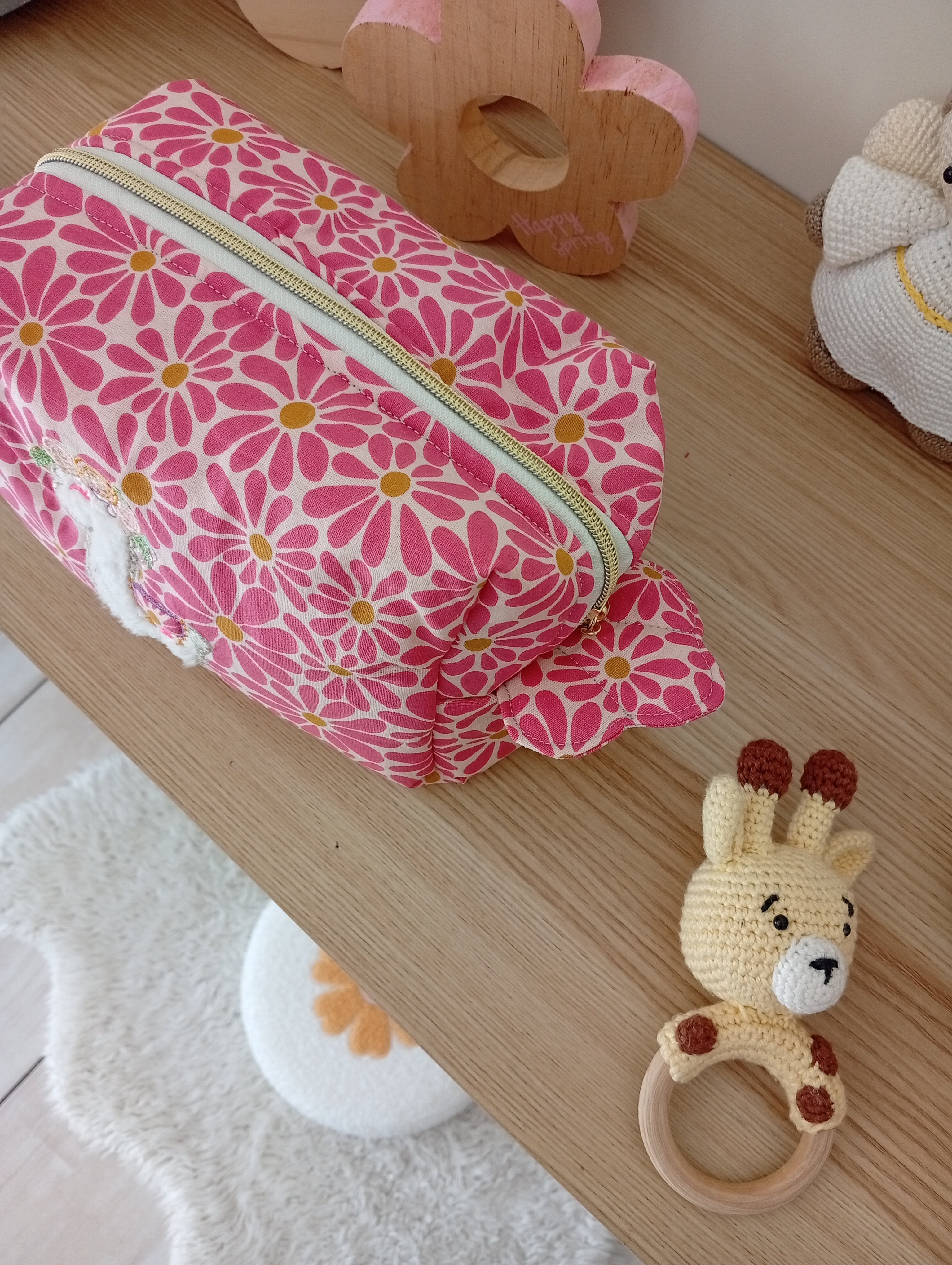 Trousse Coquillage Lama | Marguerite