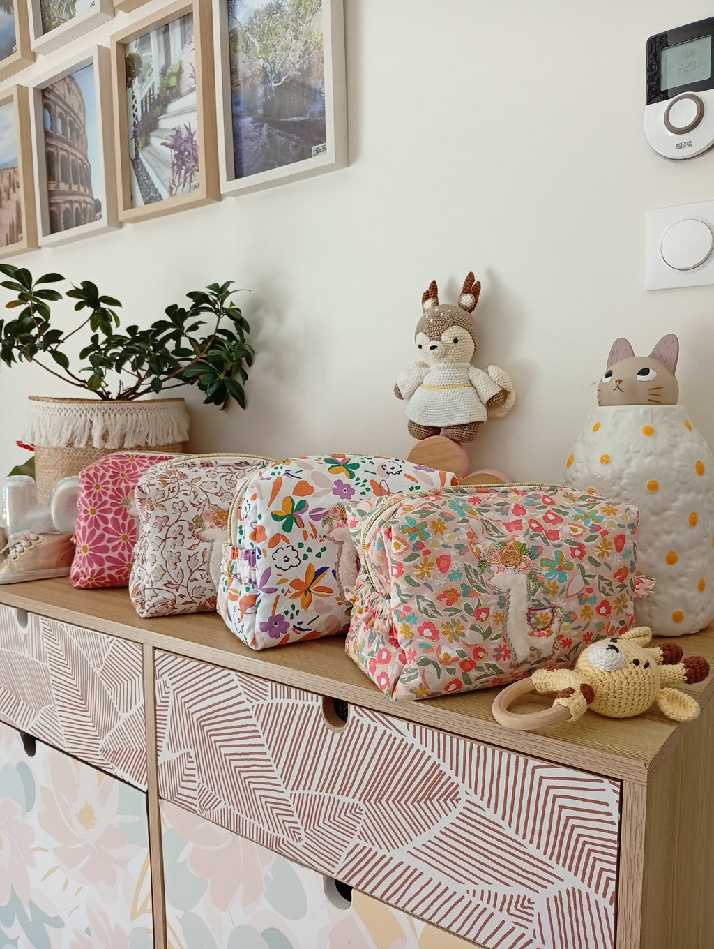Trousse Coquillage Lama | Violette