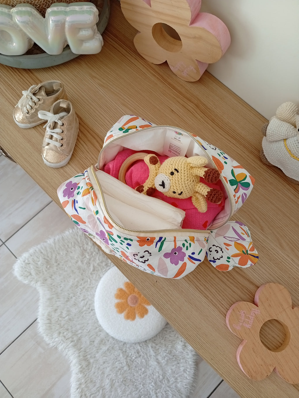 Trousse Coquillage Lama | Violette