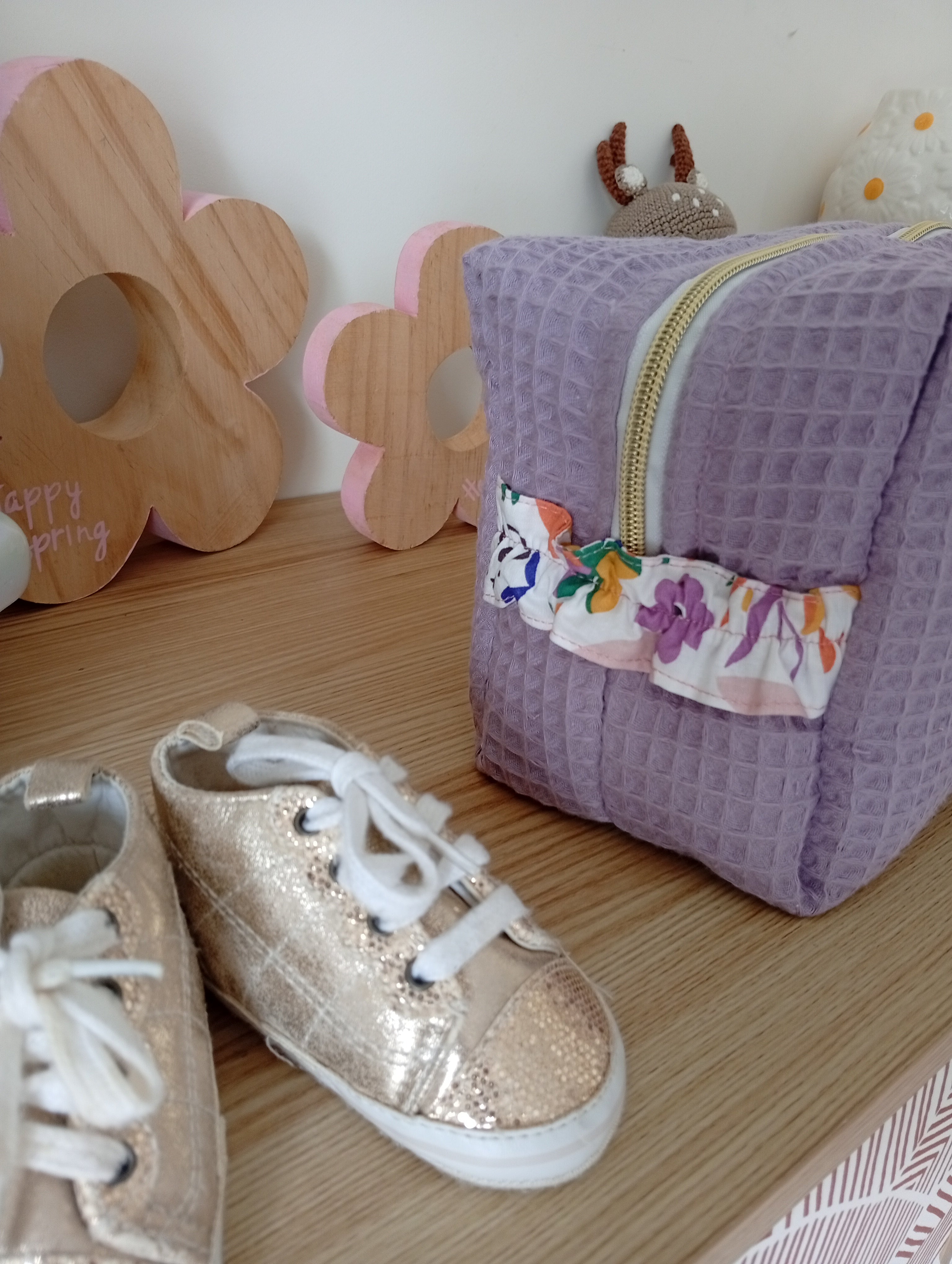 Trousse Coquillage Lama | Lila-Violette