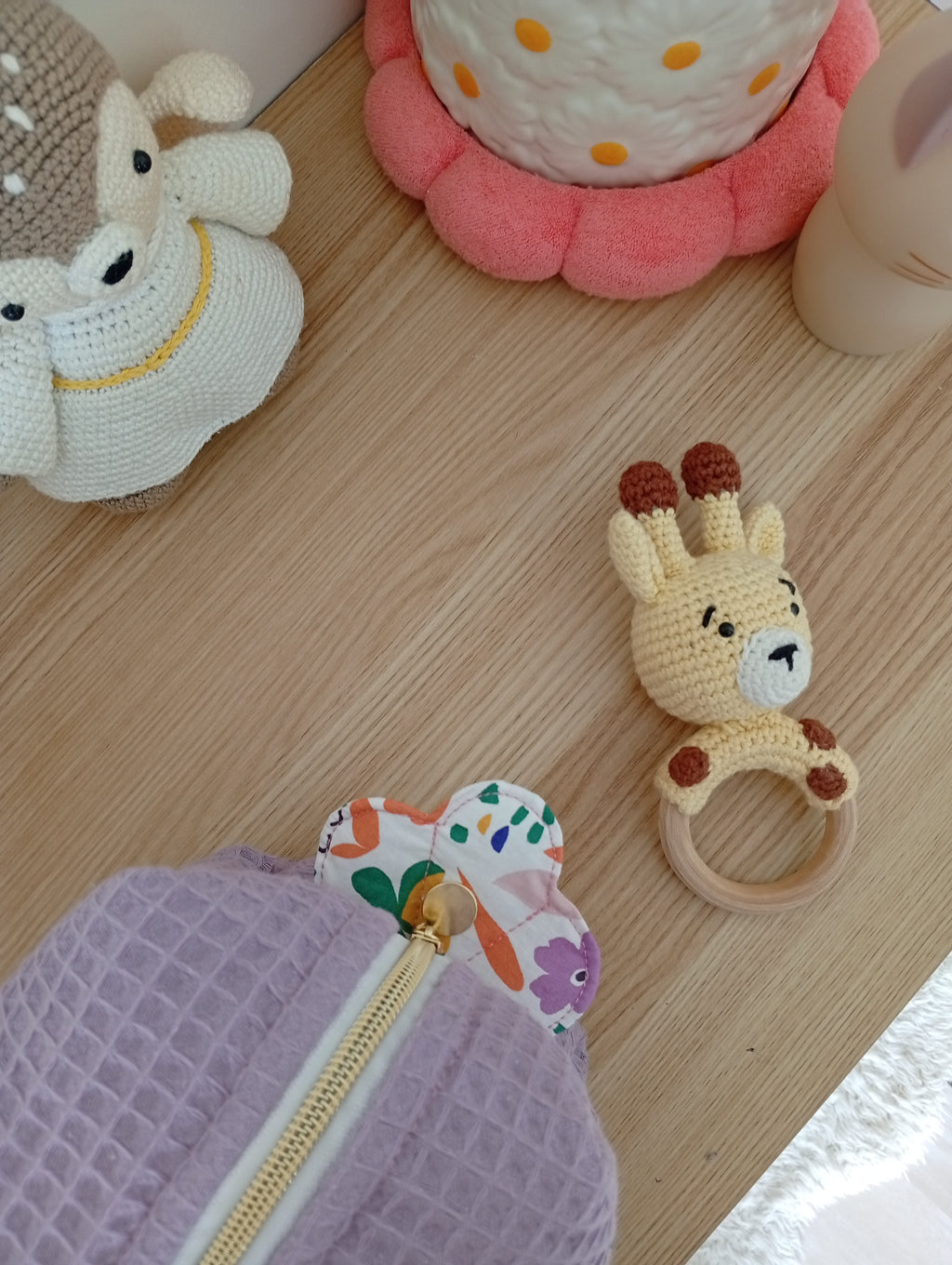 Trousse Coquillage Lama | Lila-Violette