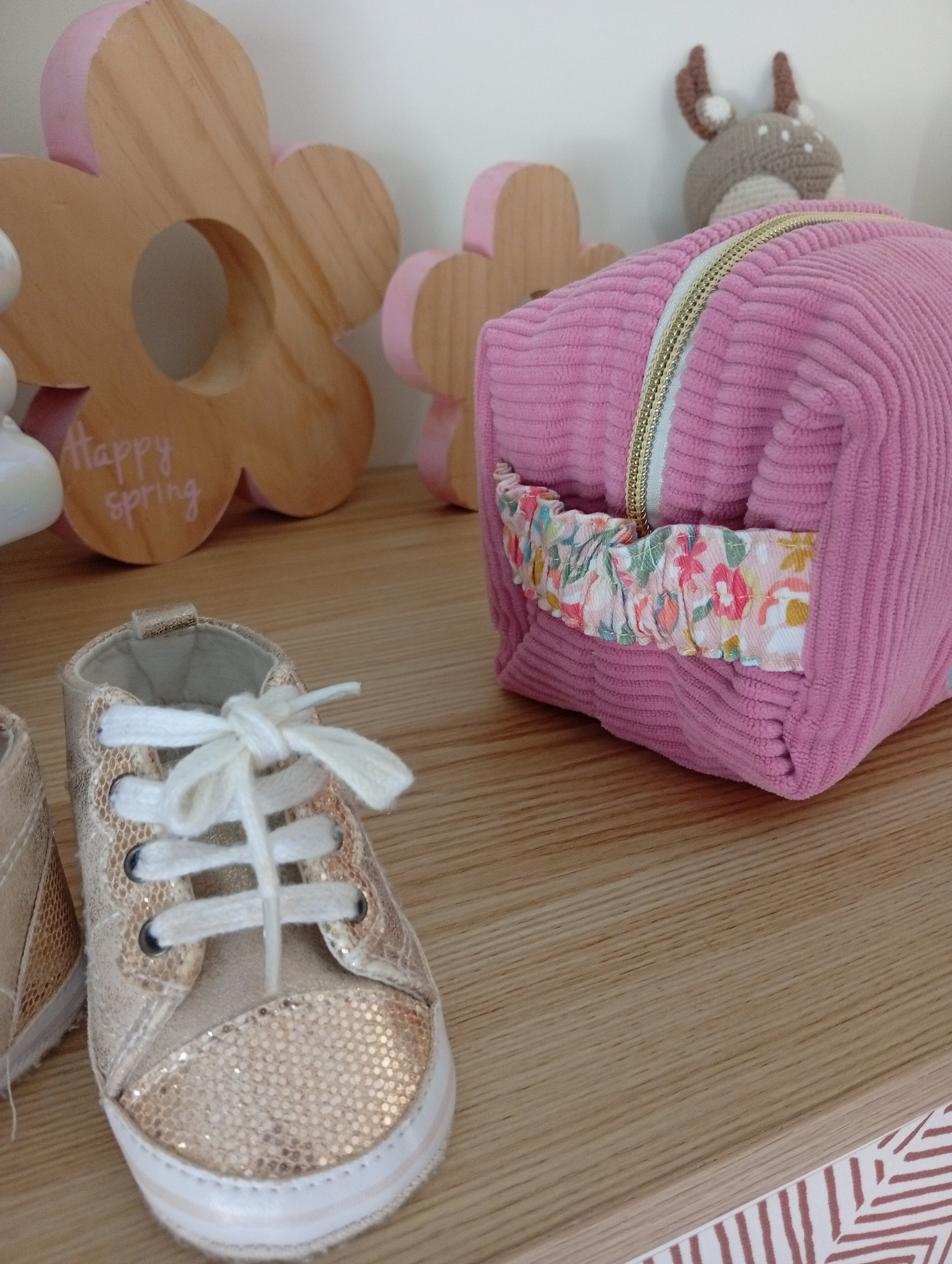 Mini trousse Coquillage Lettre | Rose-Janet Rose