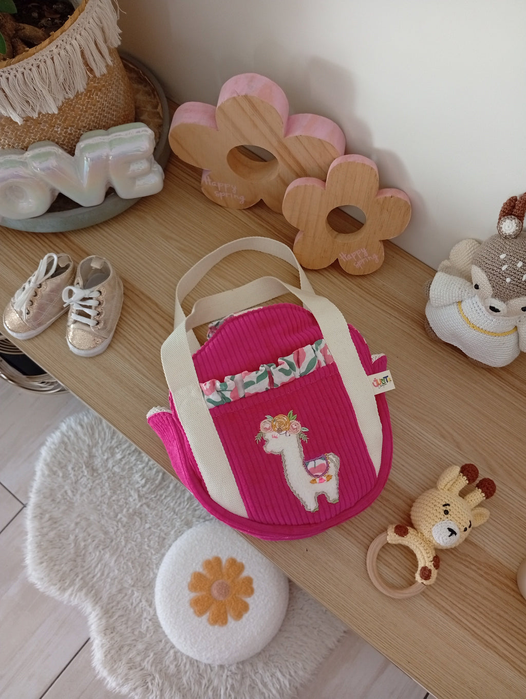 Mini Cabas | Fuchsia - Storia