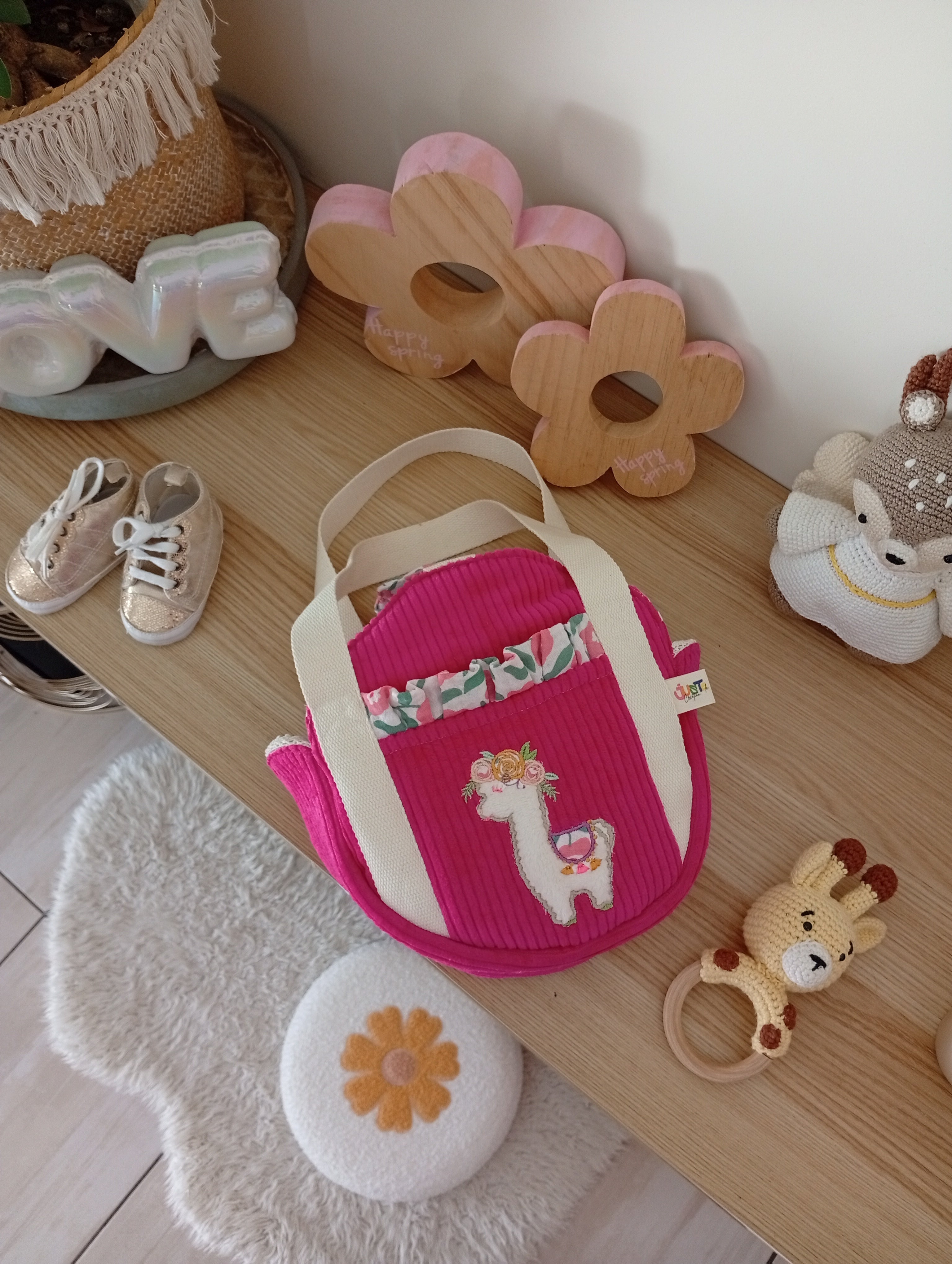 Mini Cabas | Fuchsia - Storia