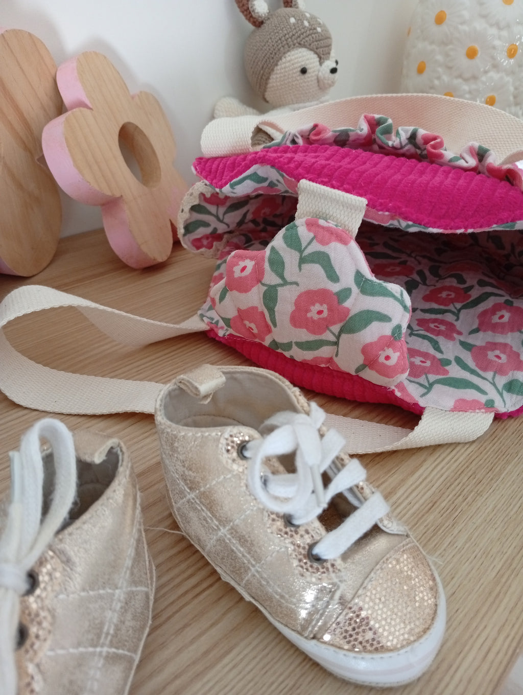 Mini Cabas | Fuchsia - Storia