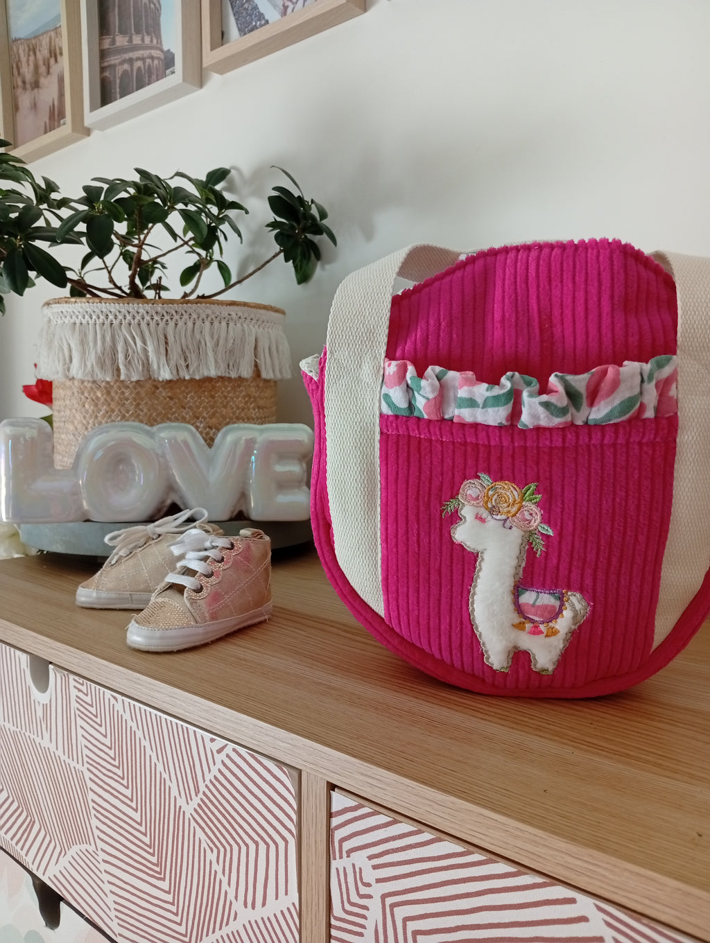 Mini Cabas | Fuchsia - Storia