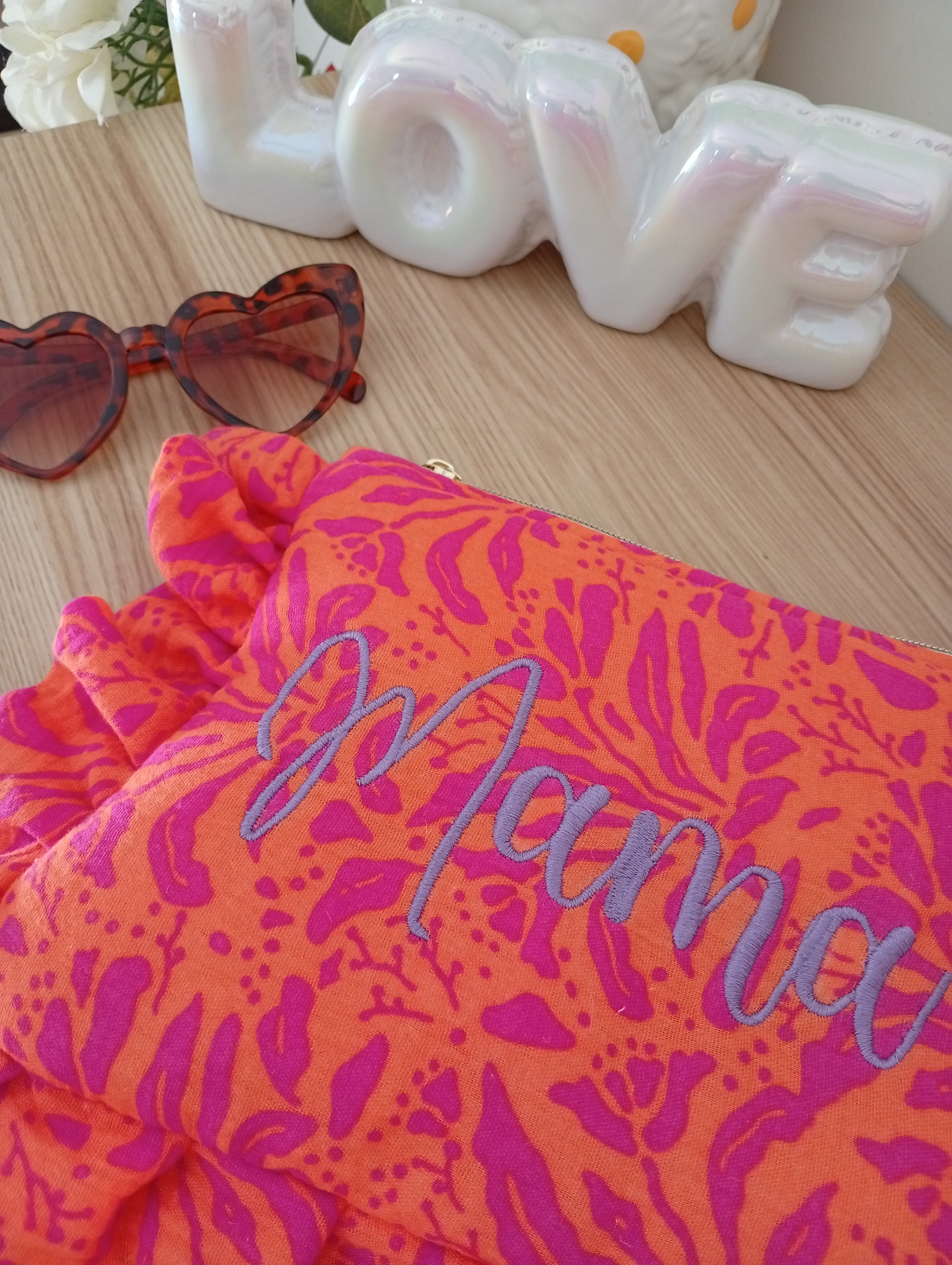 Mini Pochette | Orange Violette