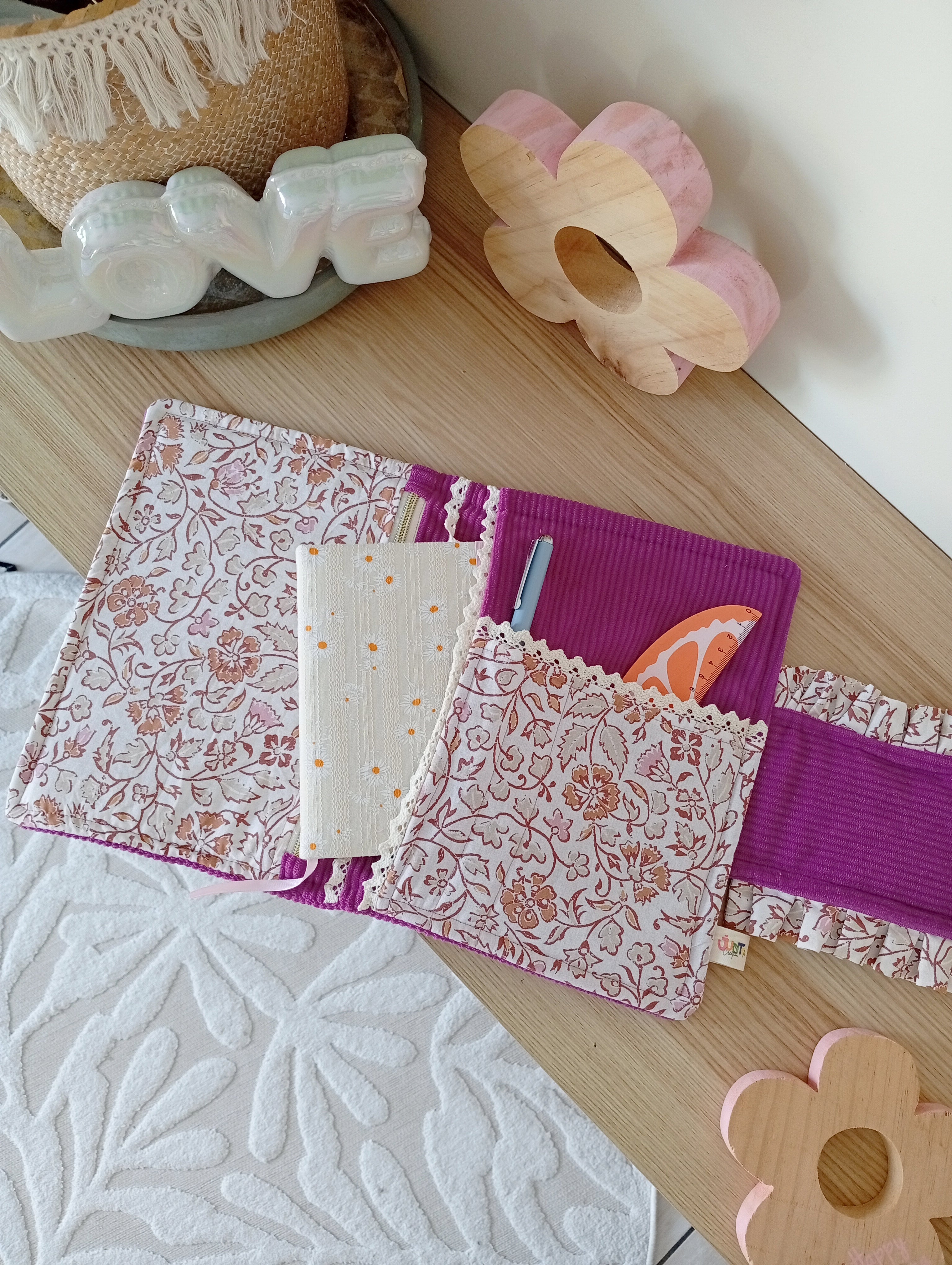 Organise ta journée Personnalisable Cyclamen | Pastel
