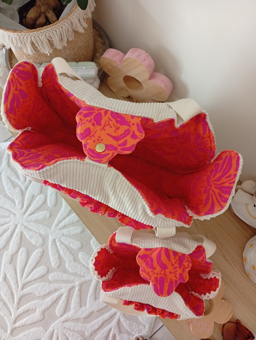 Matchy de Cabas Beige | Orange Violet