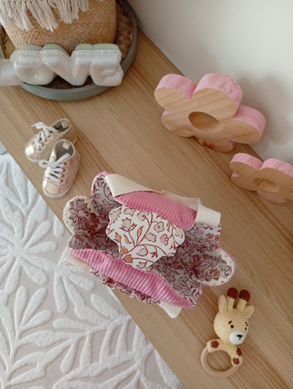 Mini Cabas Rose | Pastel