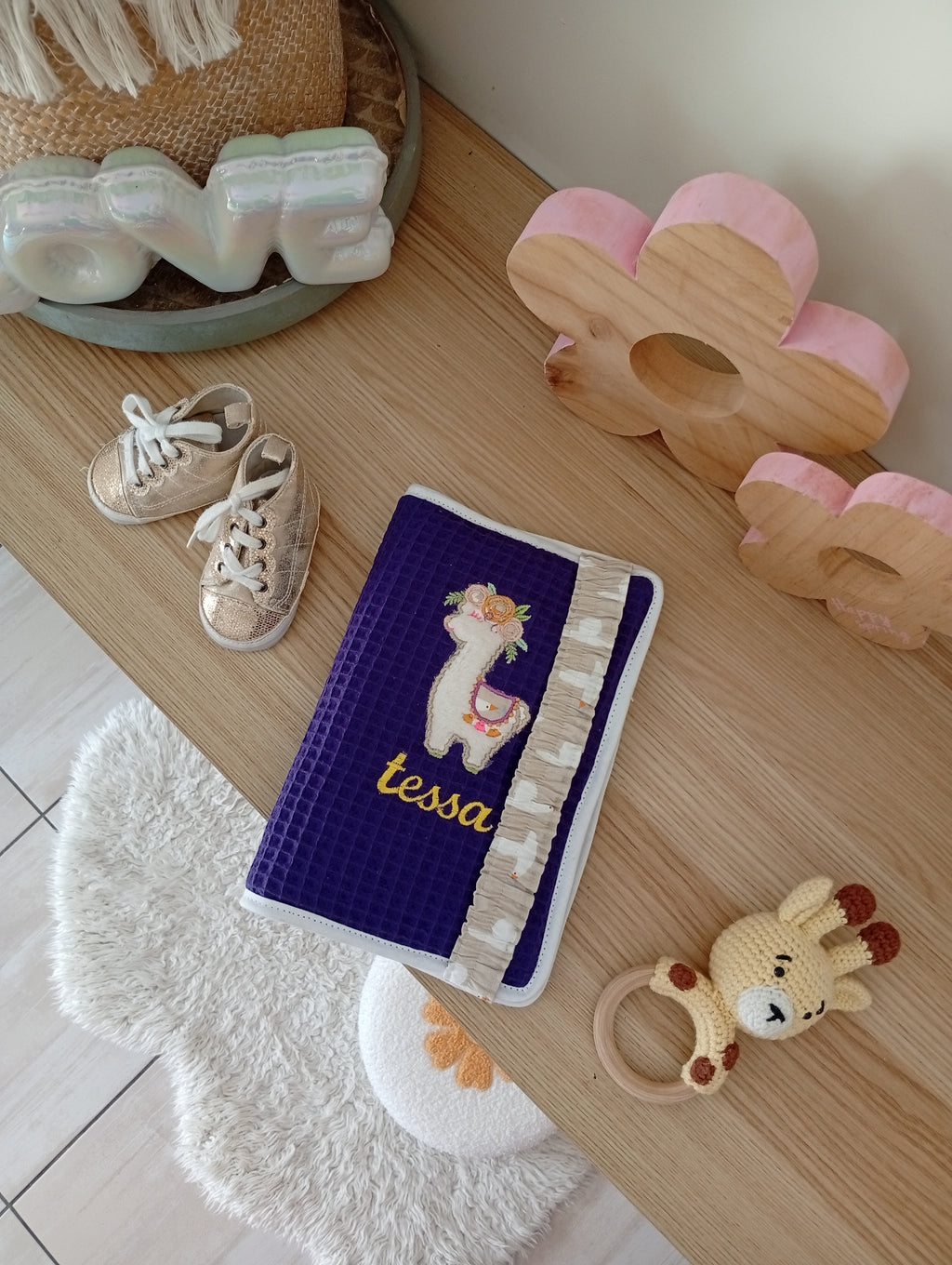 Protège ton carnet  Violet Foncé | Hirondelle
