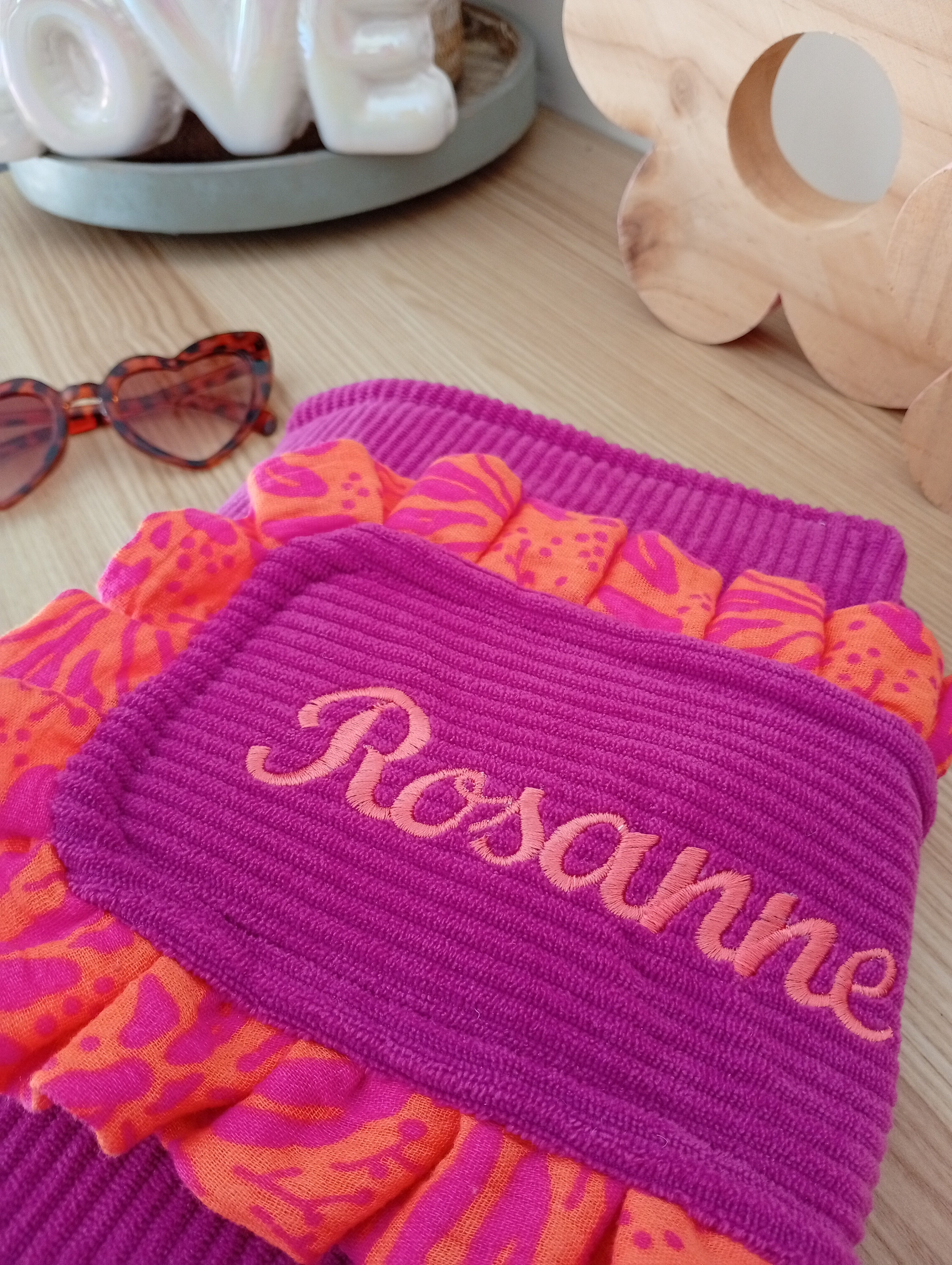 Organise ta journée | Personnalisable Cyclamen | Orange Violet
