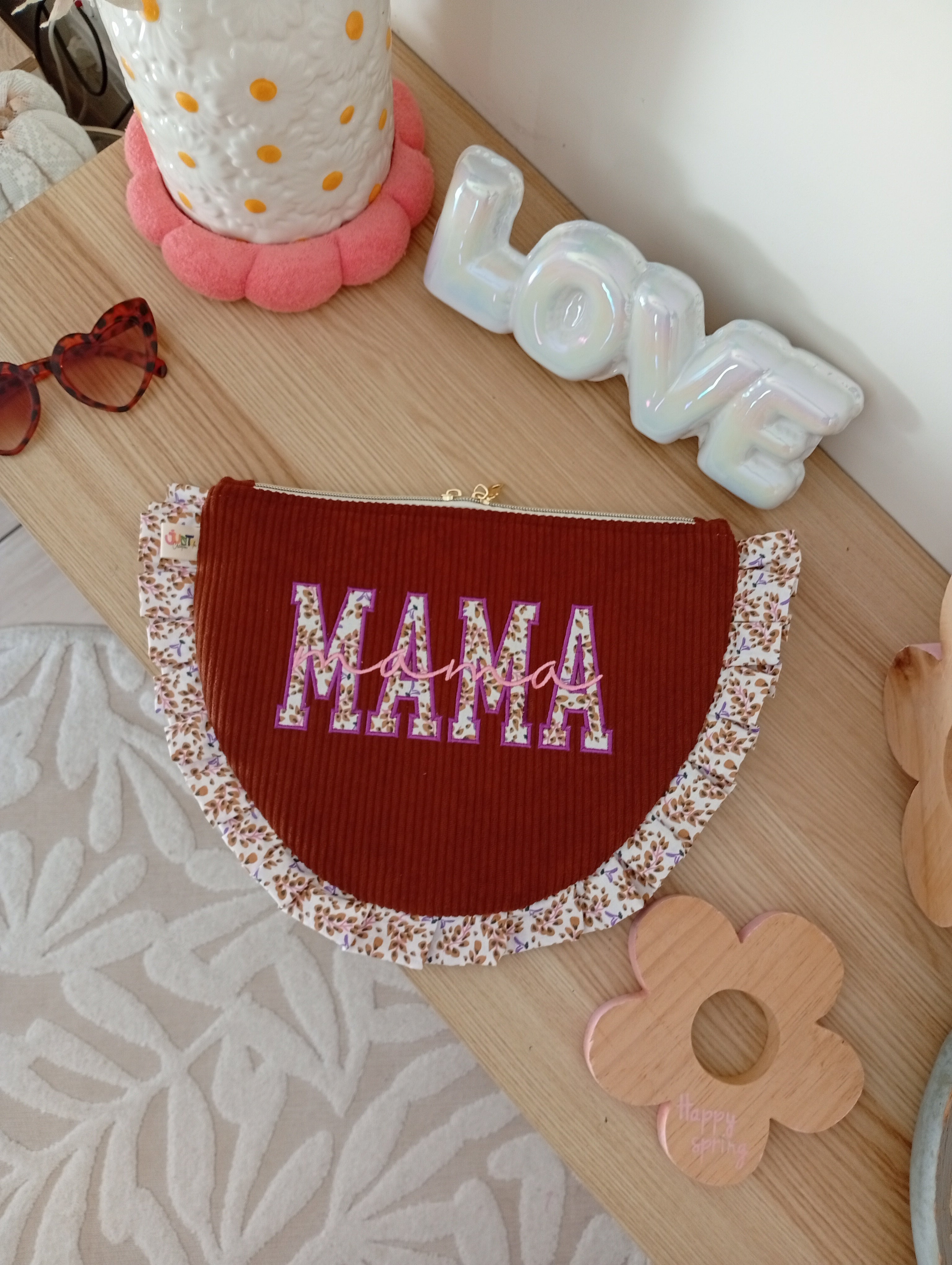 Mama Pochette Marron | Violettine